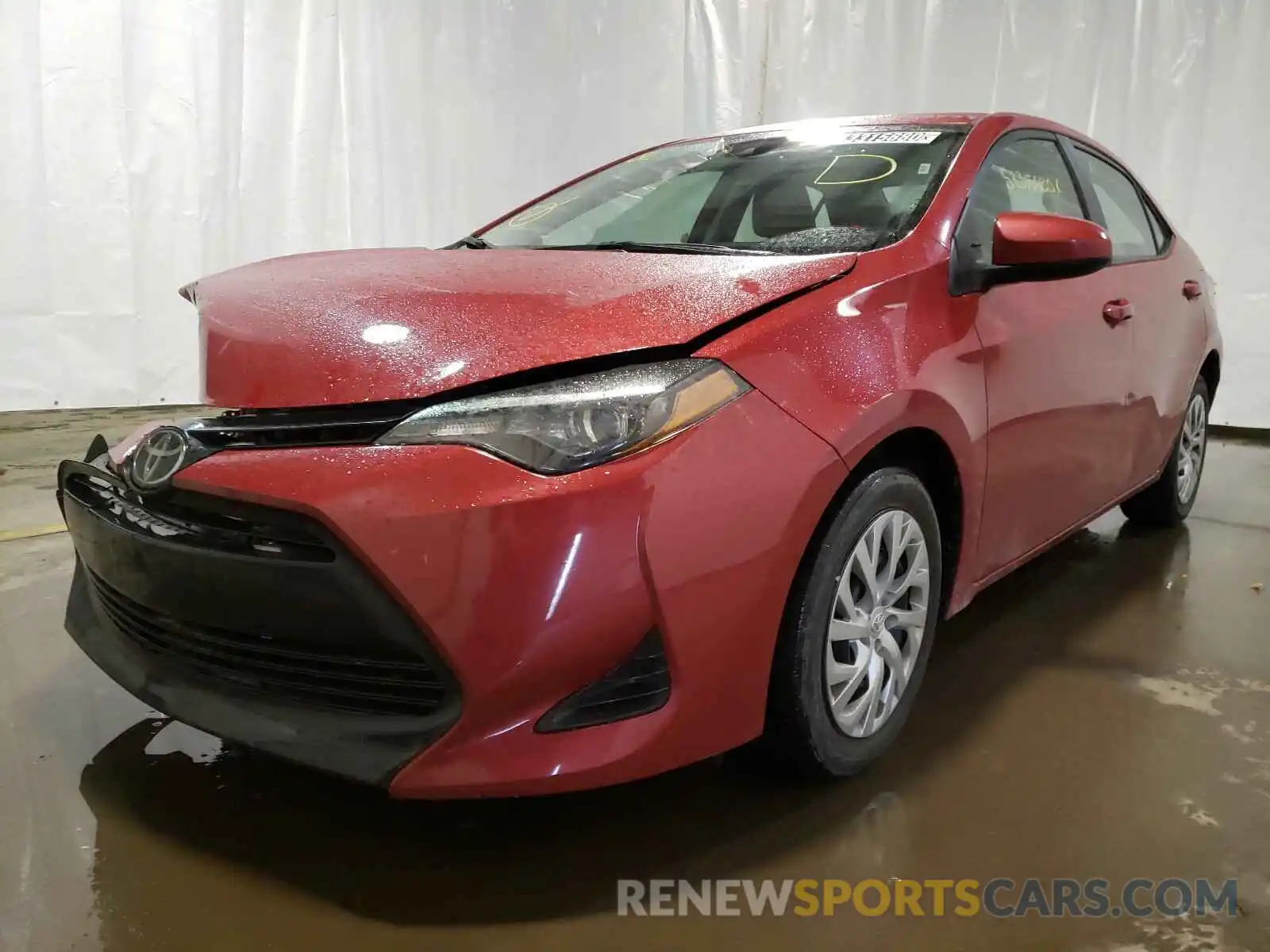 2 Photograph of a damaged car 2T1BURHE3KC229220 TOYOTA COROLLA 2019