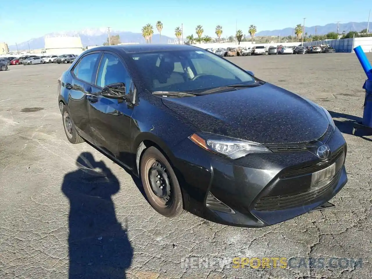 1 Photograph of a damaged car 2T1BURHE3KC229508 TOYOTA COROLLA 2019