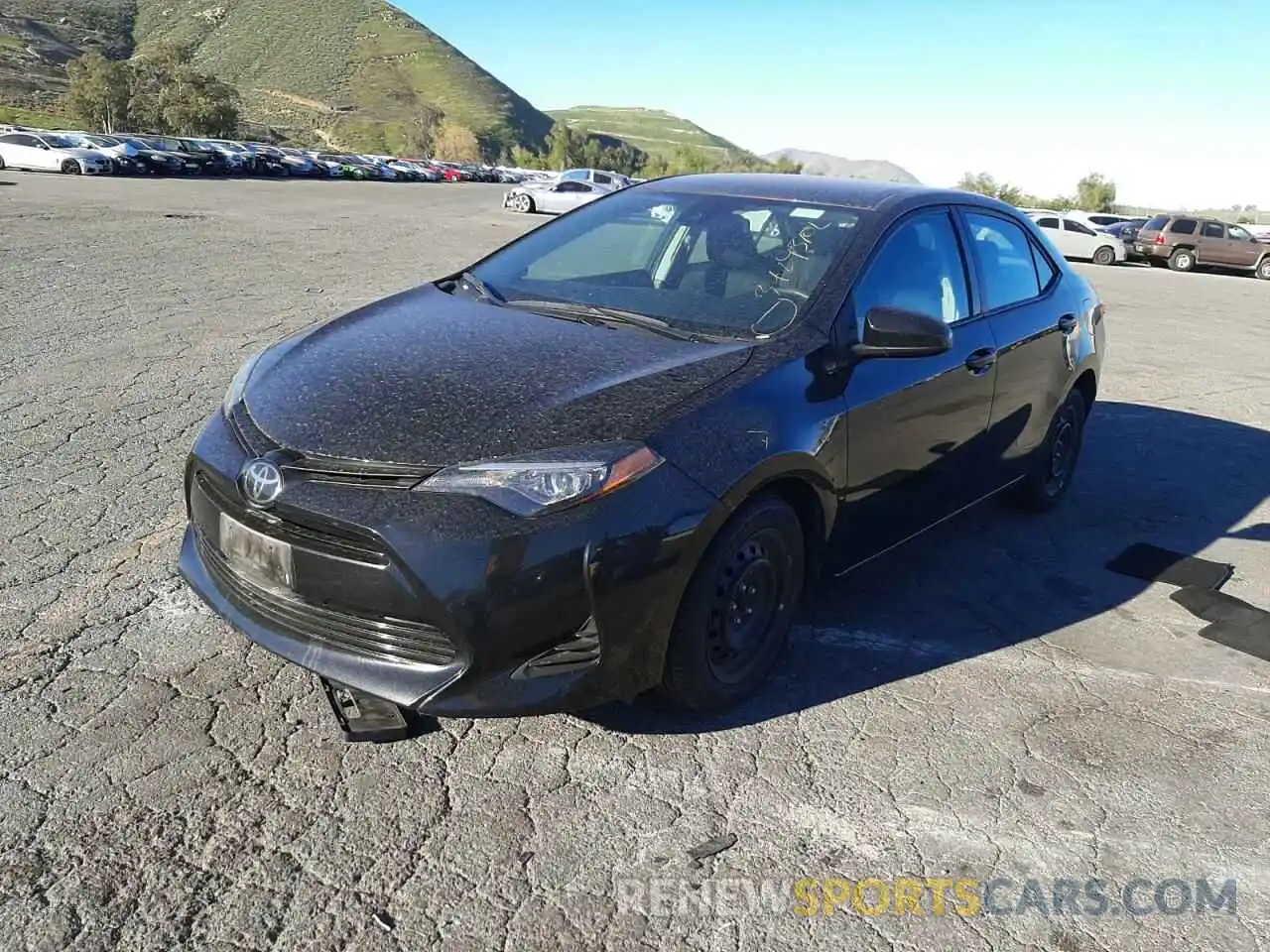 2 Photograph of a damaged car 2T1BURHE3KC229508 TOYOTA COROLLA 2019