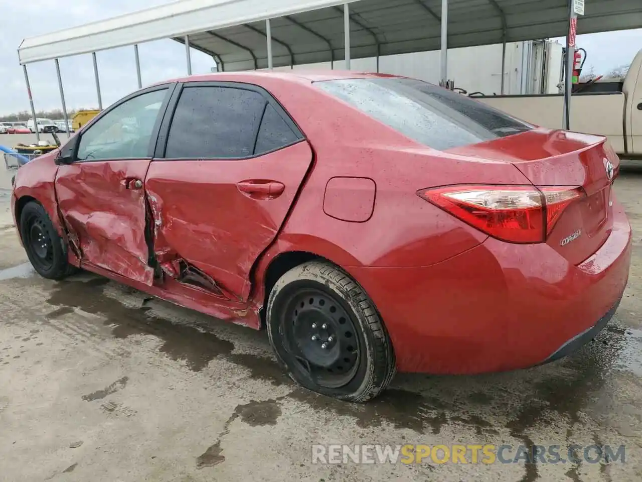 2 Фотография поврежденного автомобиля 2T1BURHE3KC229668 TOYOTA COROLLA 2019