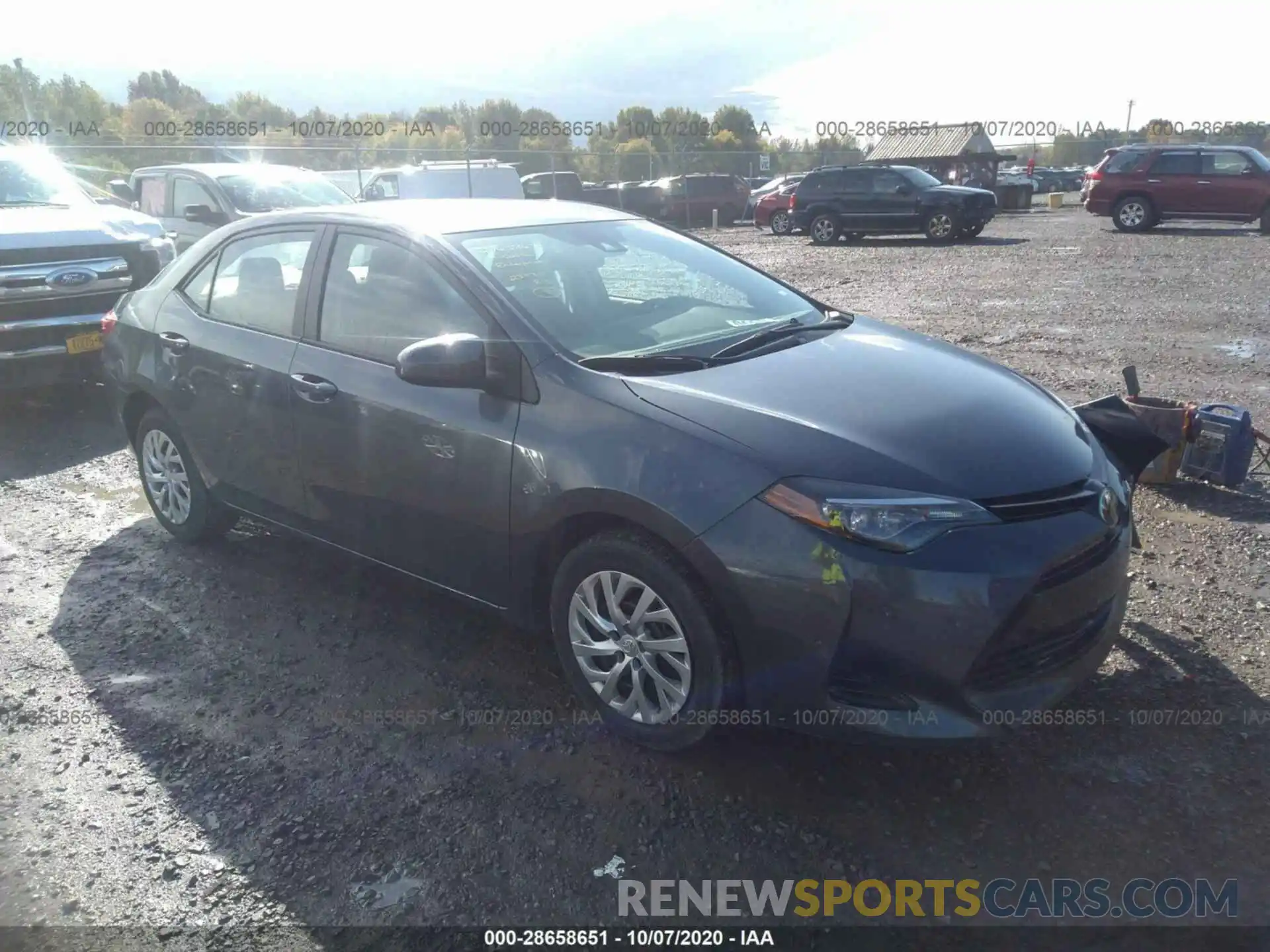 1 Photograph of a damaged car 2T1BURHE3KC229671 TOYOTA COROLLA 2019