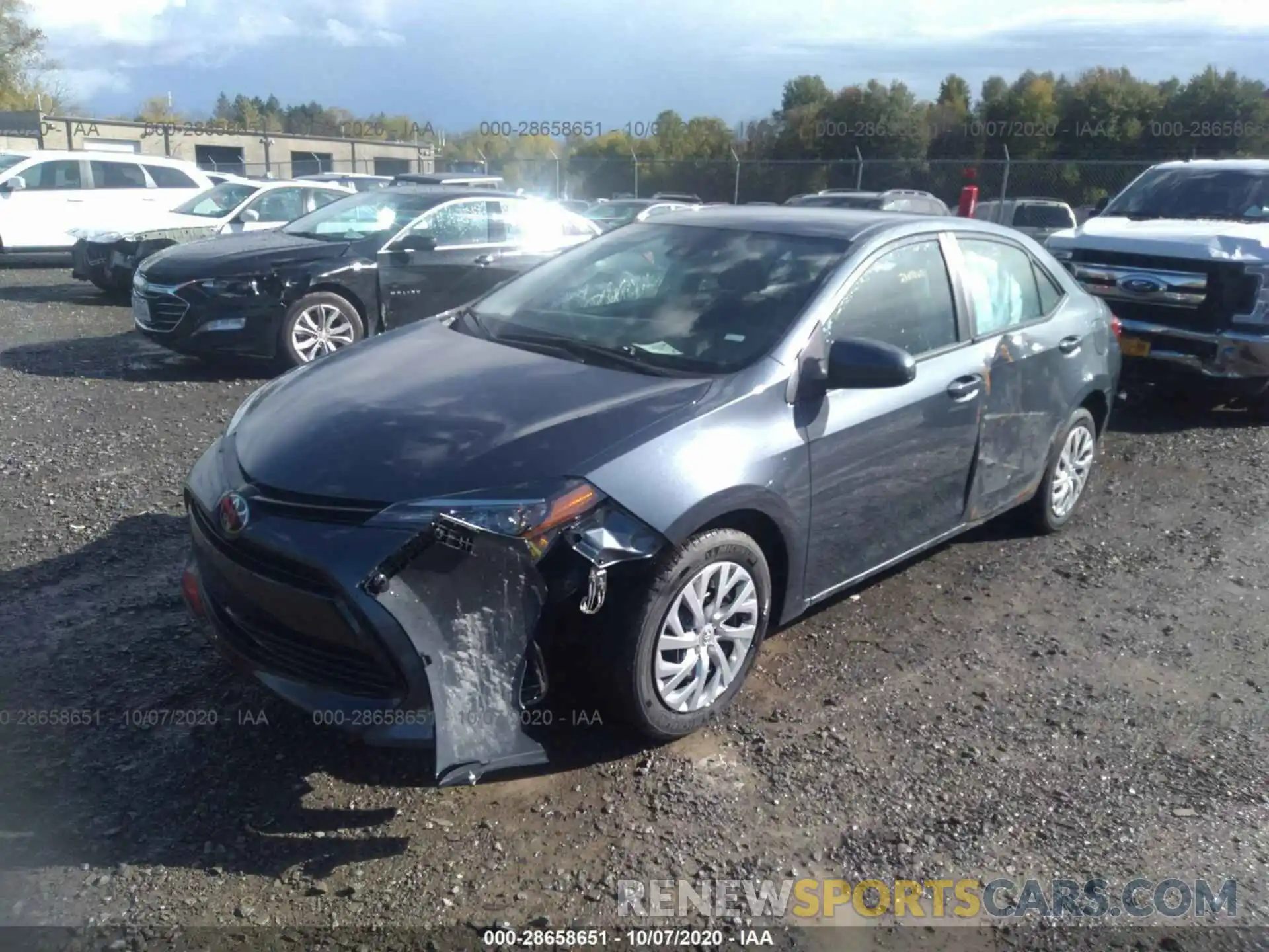 2 Photograph of a damaged car 2T1BURHE3KC229671 TOYOTA COROLLA 2019