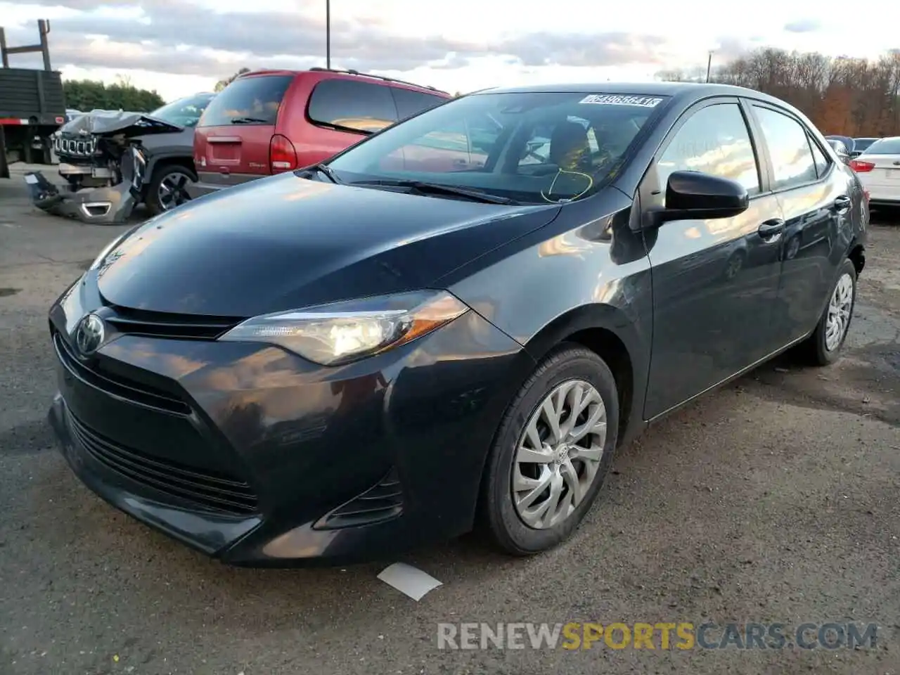 2 Photograph of a damaged car 2T1BURHE3KC230254 TOYOTA COROLLA 2019