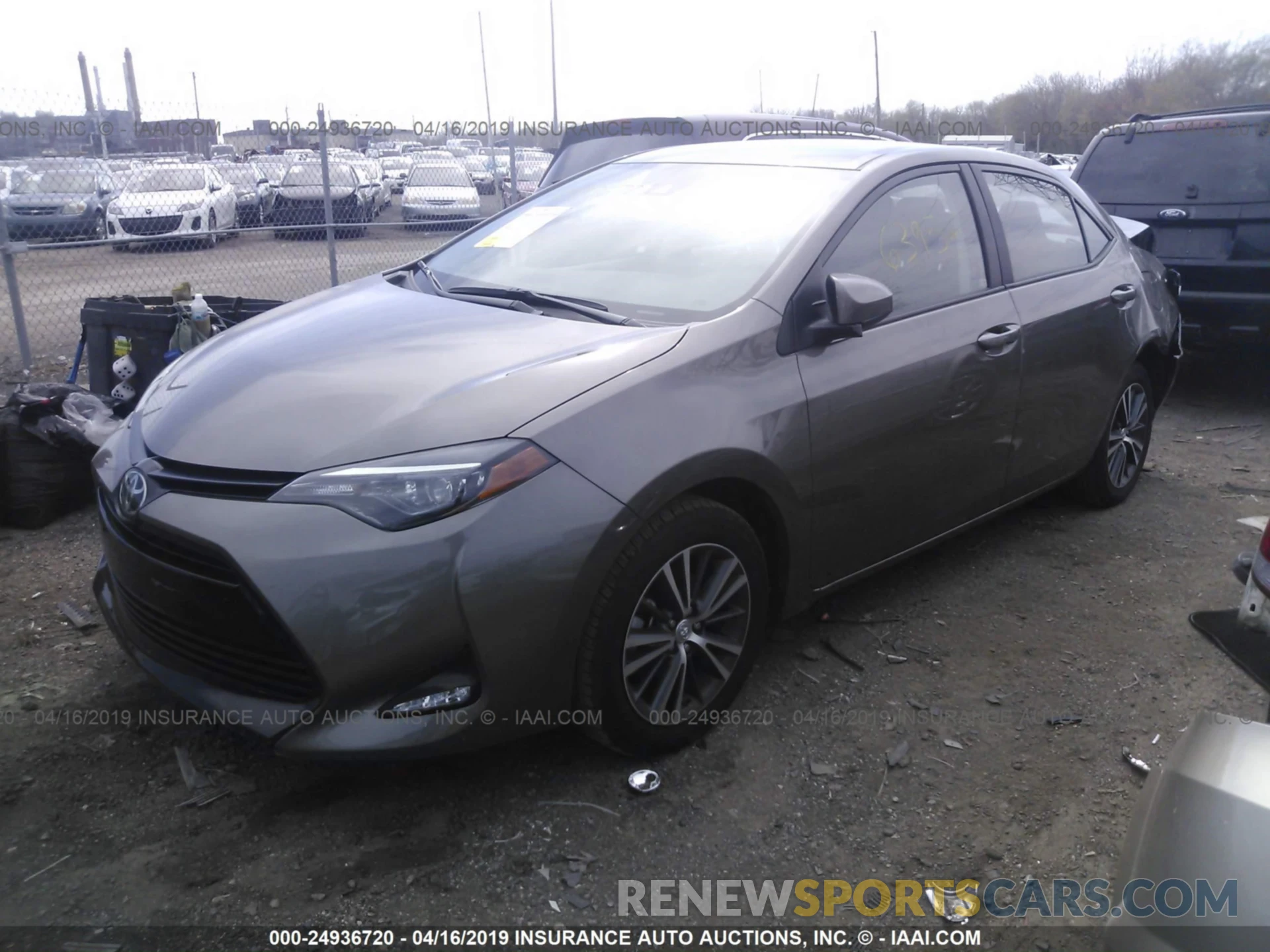 2 Photograph of a damaged car 2T1BURHE3KC230559 TOYOTA COROLLA 2019