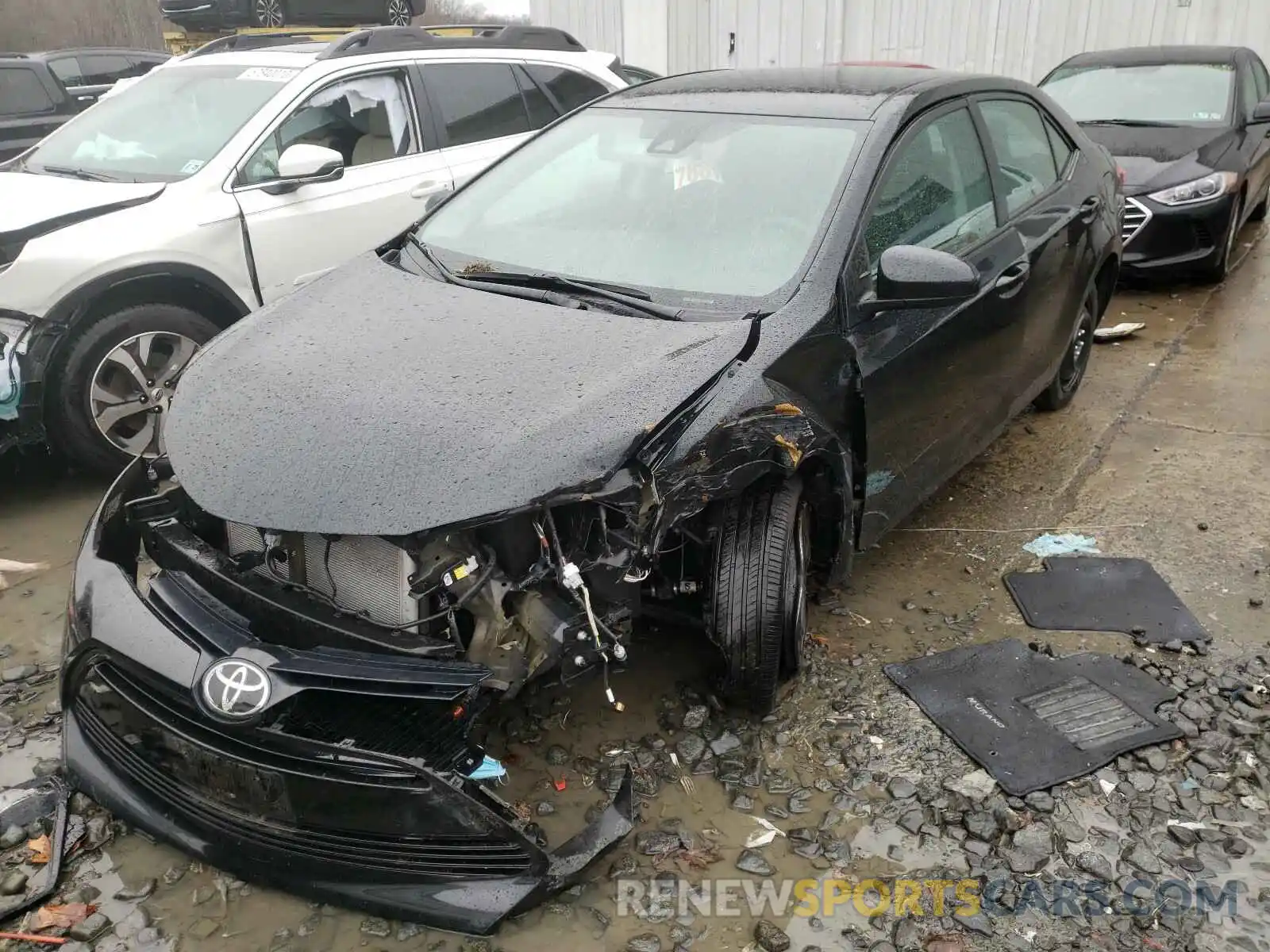 2 Фотография поврежденного автомобиля 2T1BURHE3KC230609 TOYOTA COROLLA 2019