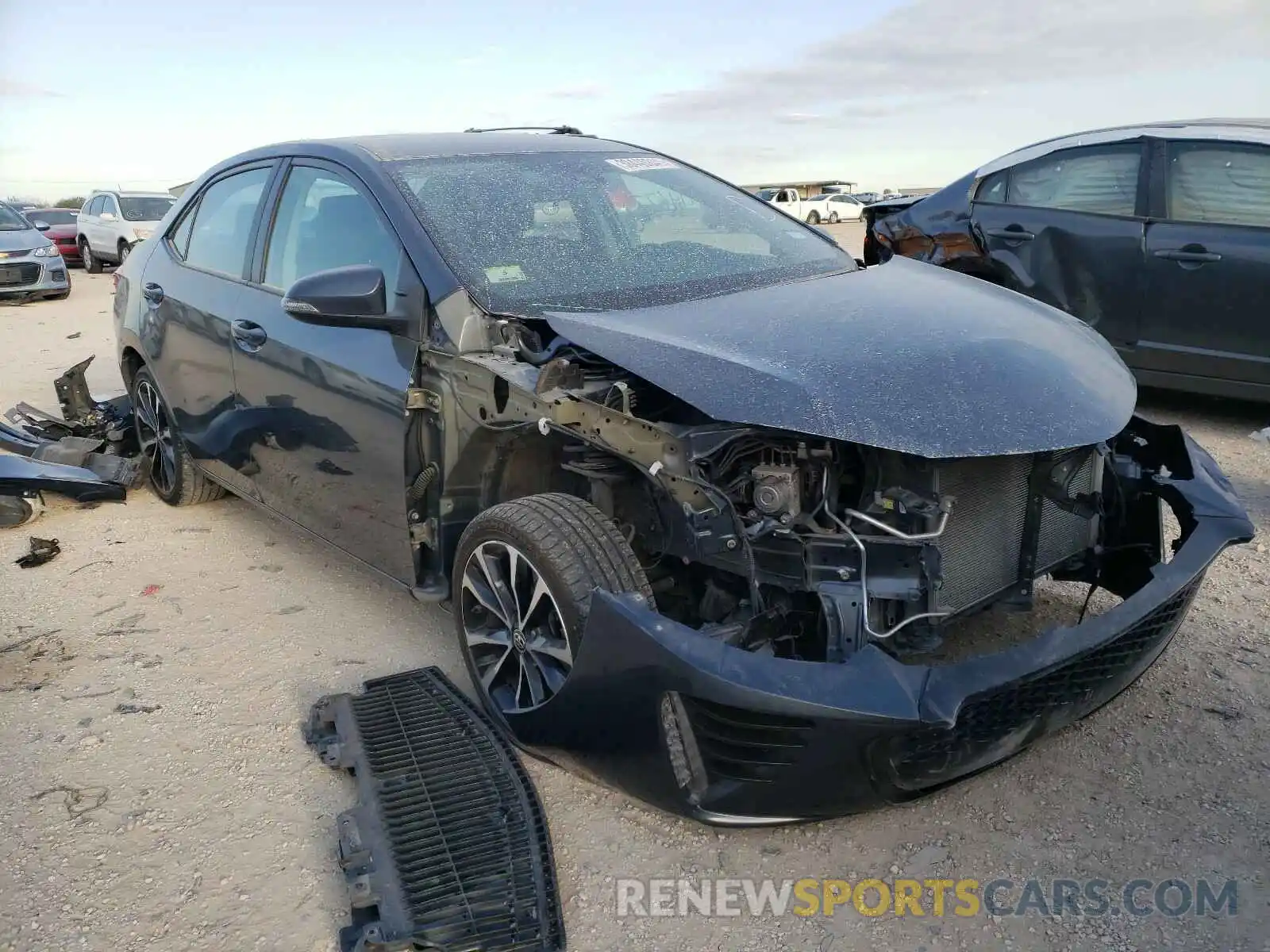 1 Photograph of a damaged car 2T1BURHE3KC230884 TOYOTA COROLLA 2019