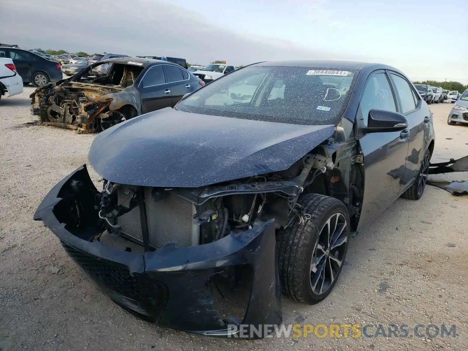 2 Photograph of a damaged car 2T1BURHE3KC230884 TOYOTA COROLLA 2019