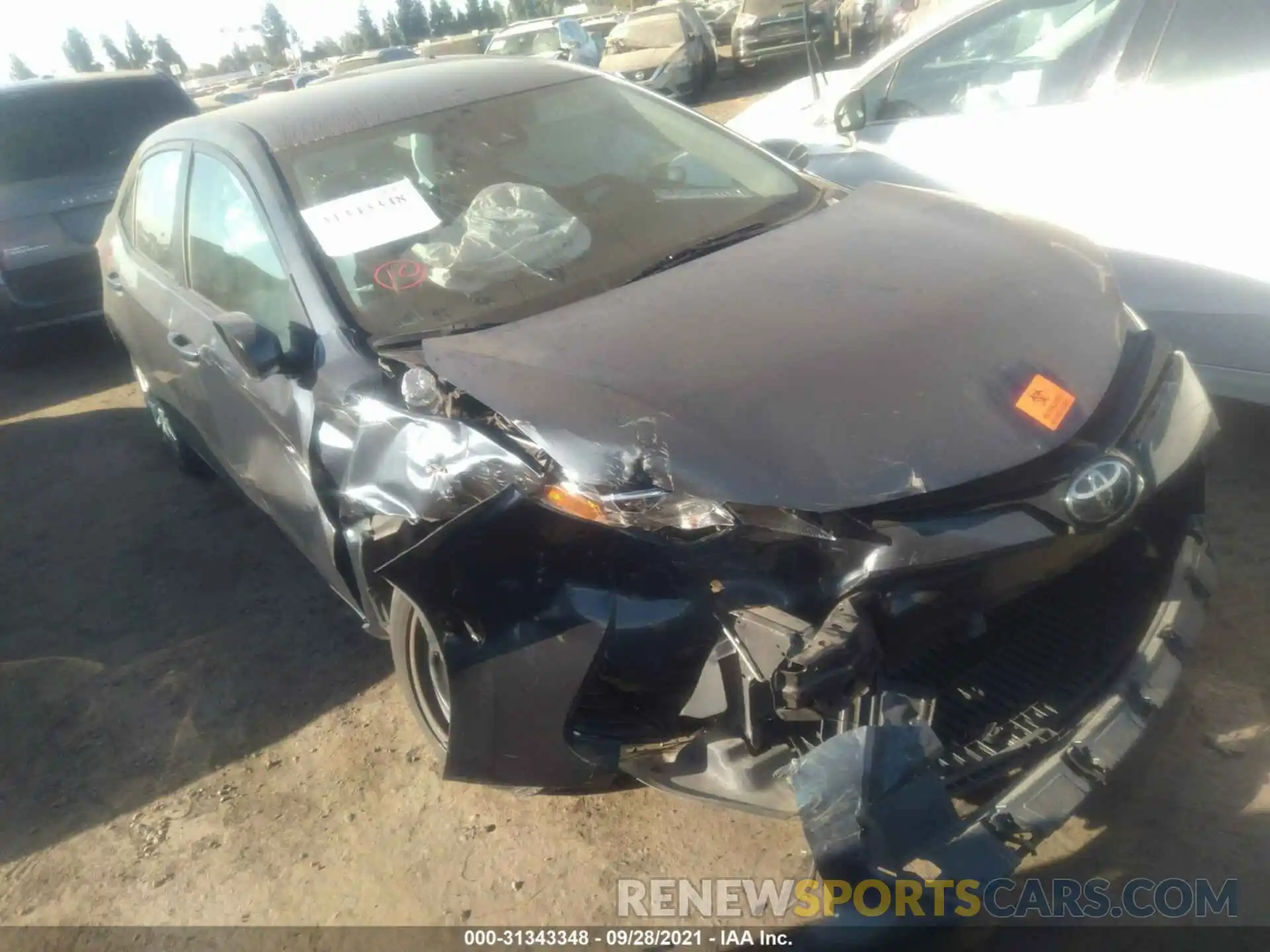 1 Photograph of a damaged car 2T1BURHE3KC231078 TOYOTA COROLLA 2019