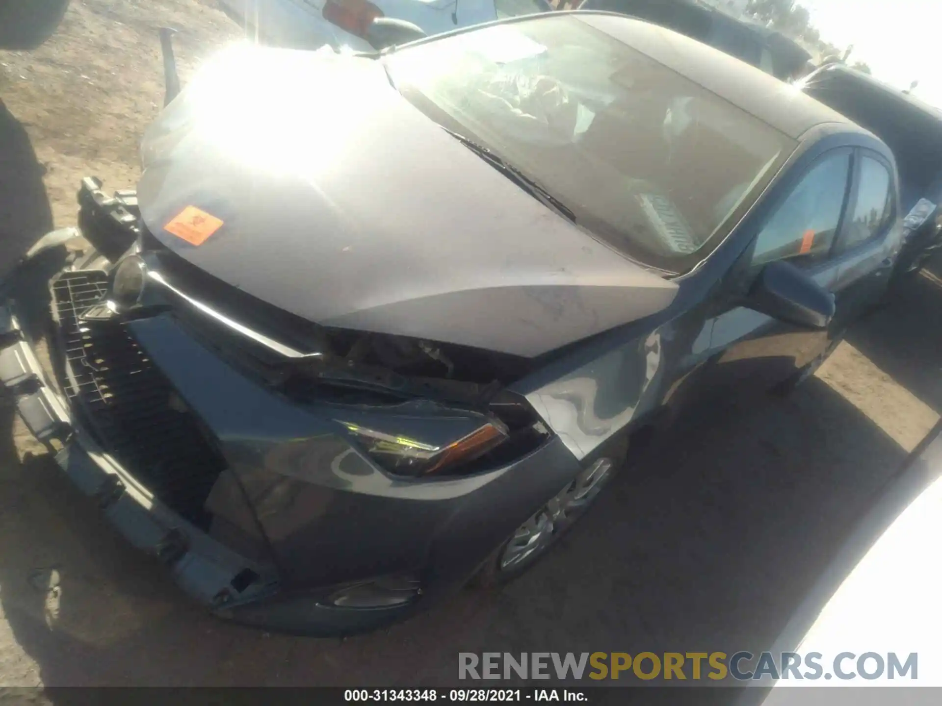 2 Photograph of a damaged car 2T1BURHE3KC231078 TOYOTA COROLLA 2019