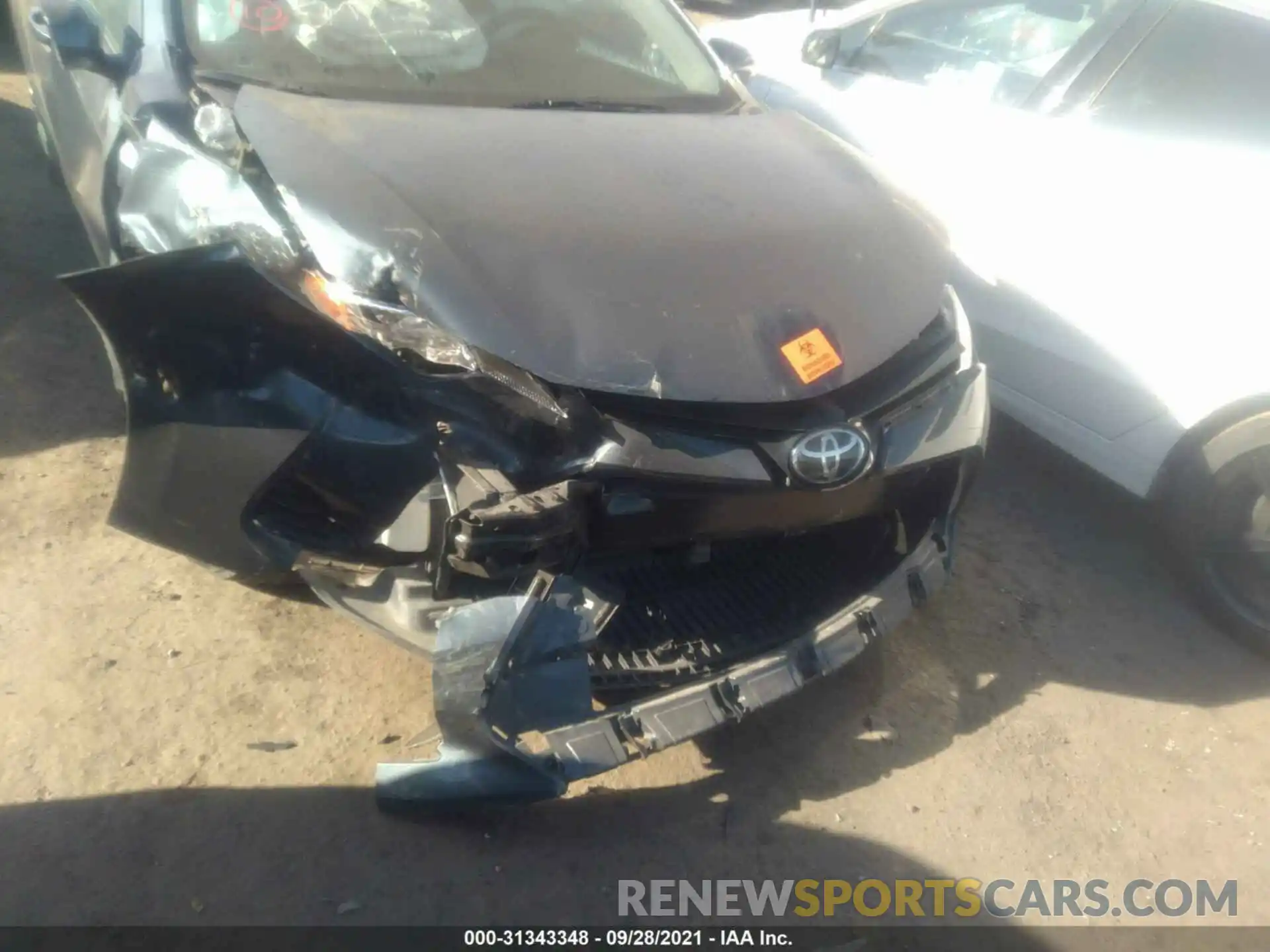 6 Photograph of a damaged car 2T1BURHE3KC231078 TOYOTA COROLLA 2019