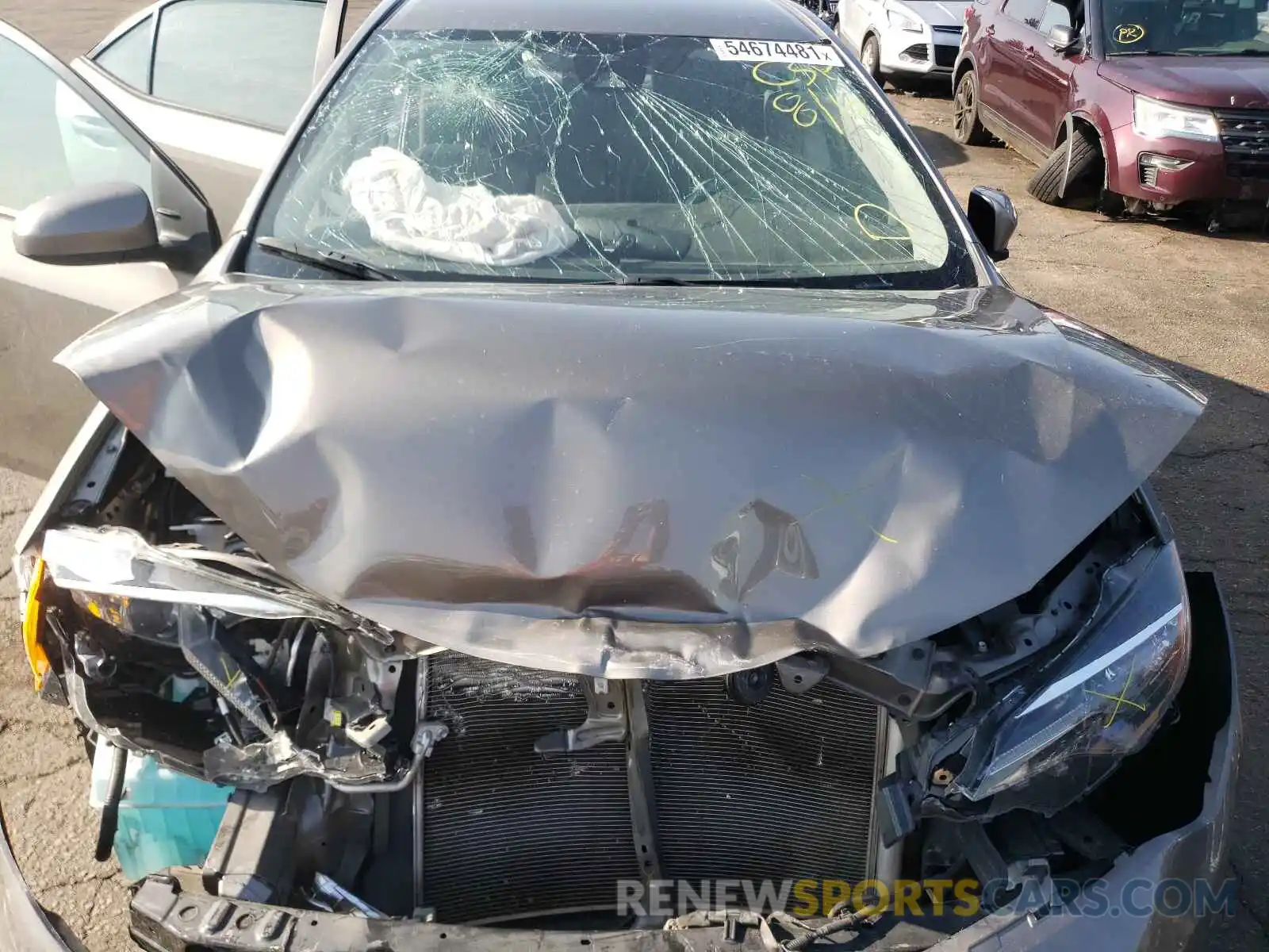 7 Photograph of a damaged car 2T1BURHE3KC231095 TOYOTA COROLLA 2019