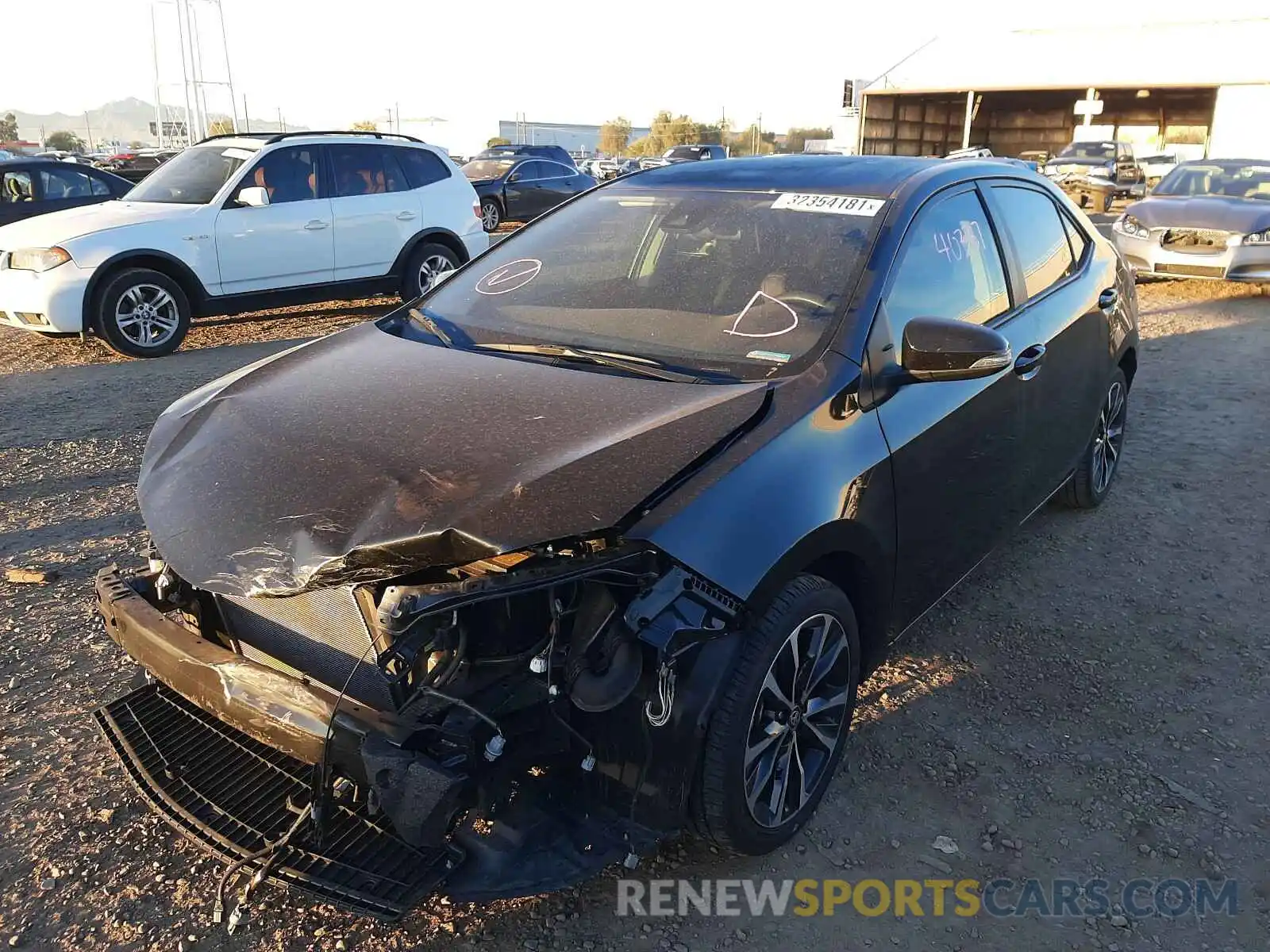 2 Photograph of a damaged car 2T1BURHE3KC231503 TOYOTA COROLLA 2019