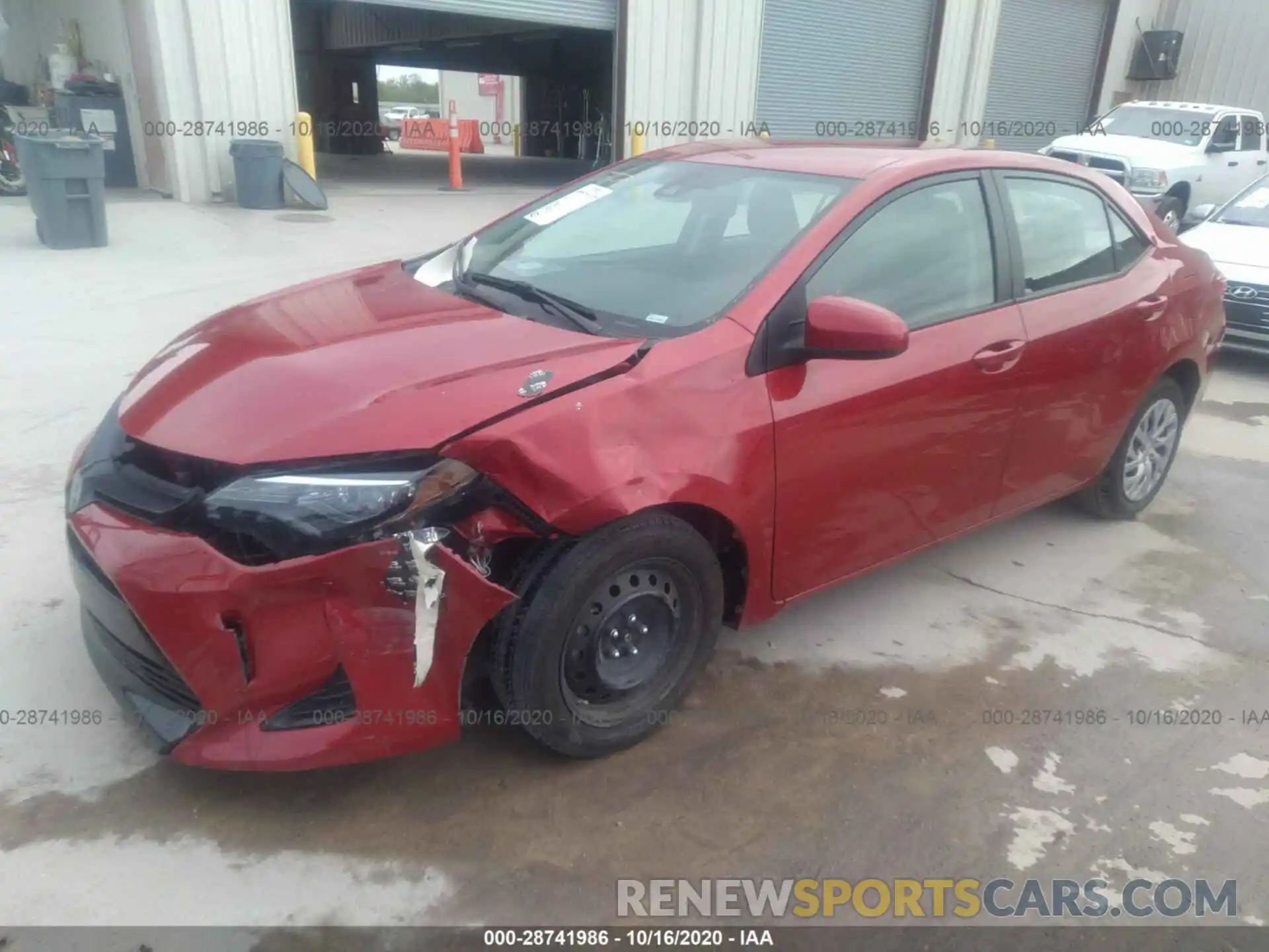 2 Photograph of a damaged car 2T1BURHE3KC231579 TOYOTA COROLLA 2019