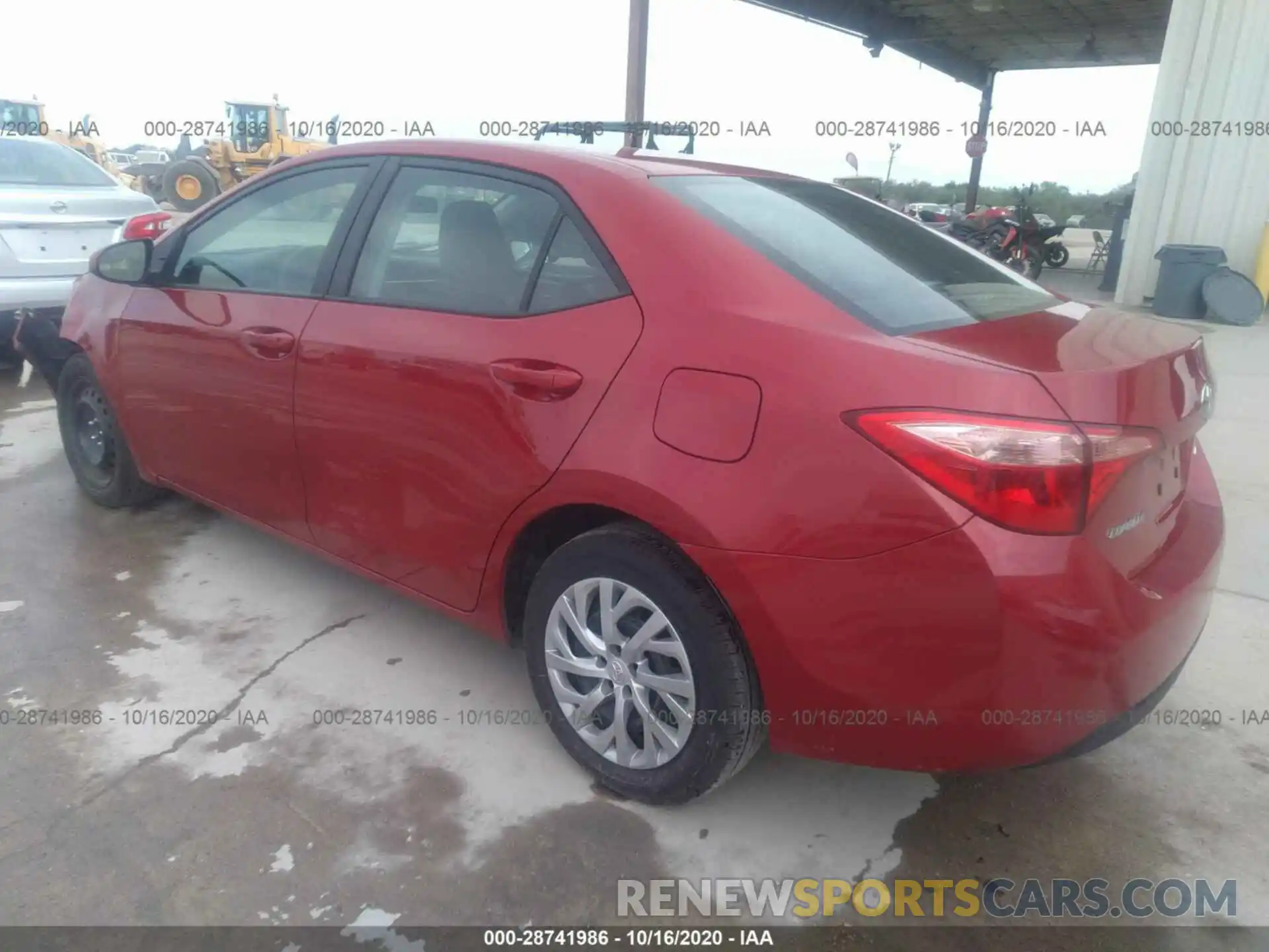 3 Photograph of a damaged car 2T1BURHE3KC231579 TOYOTA COROLLA 2019