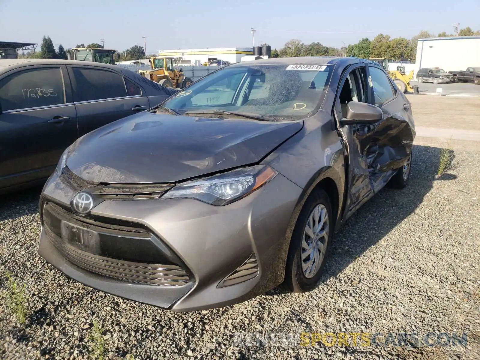 2 Photograph of a damaged car 2T1BURHE3KC231842 TOYOTA COROLLA 2019