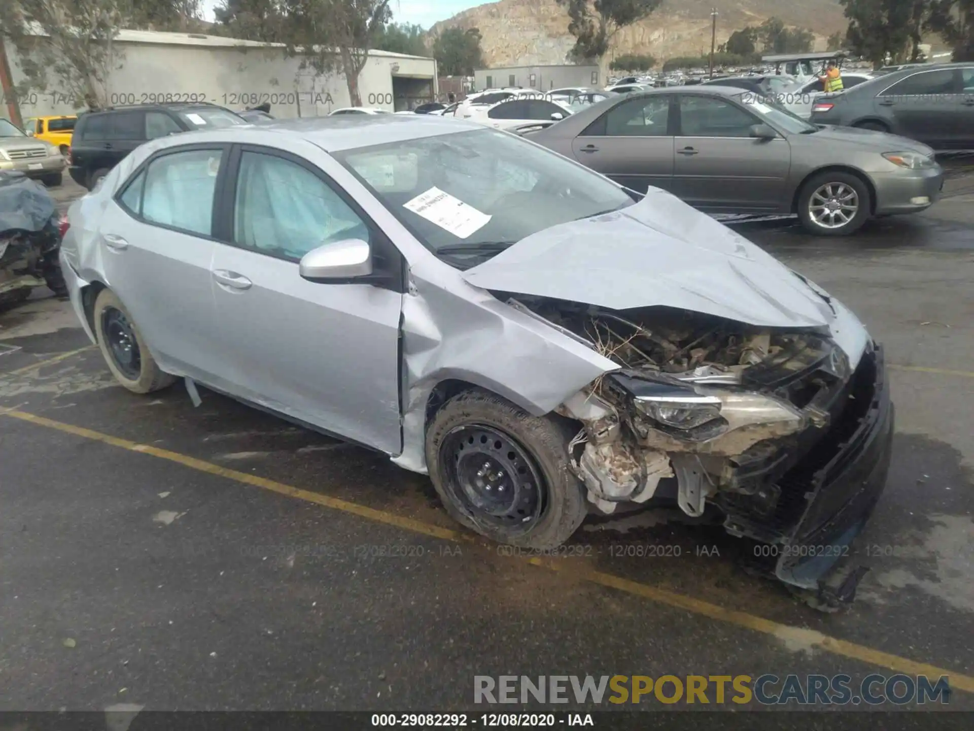 1 Photograph of a damaged car 2T1BURHE3KC232134 TOYOTA COROLLA 2019