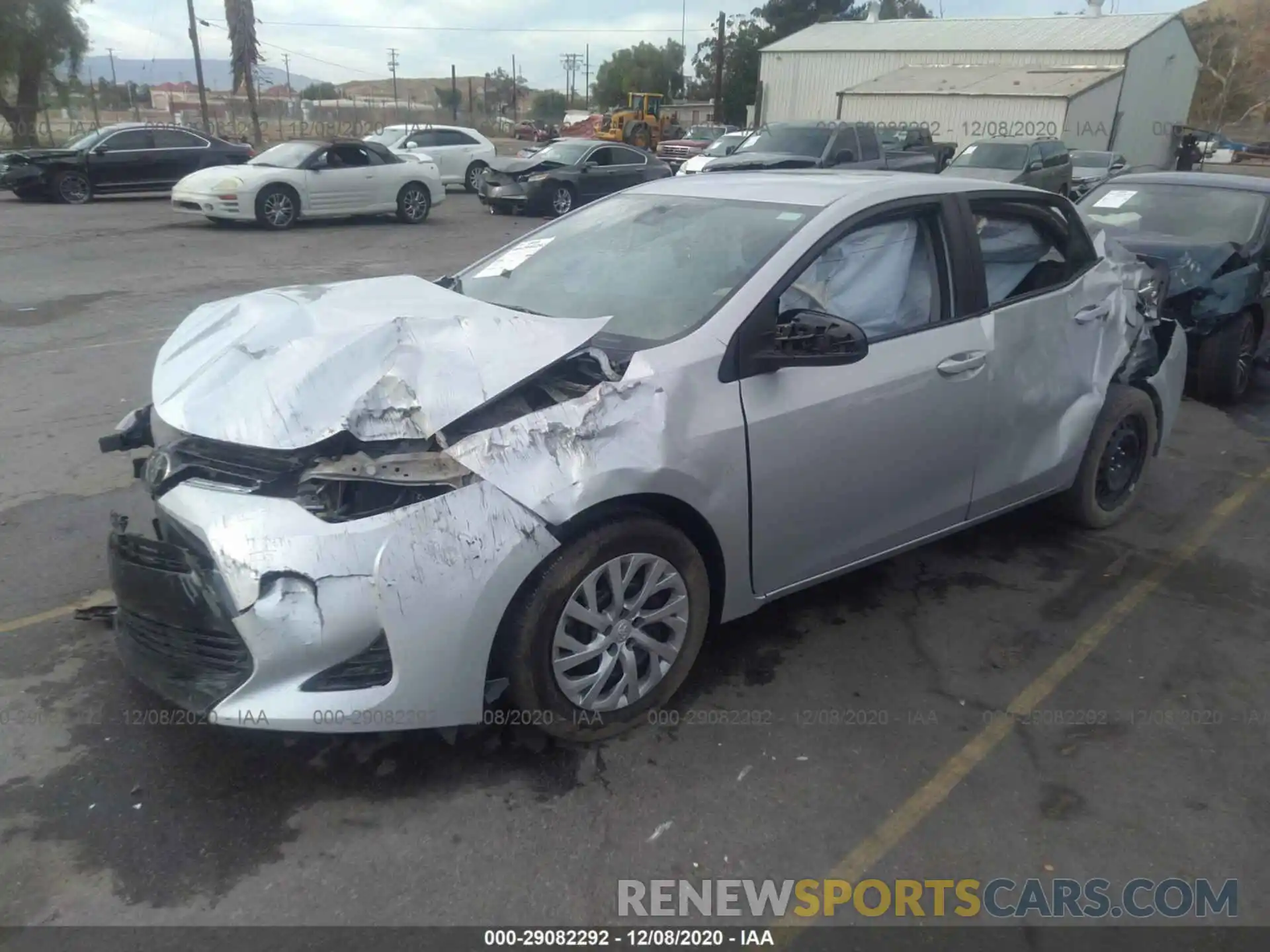 2 Photograph of a damaged car 2T1BURHE3KC232134 TOYOTA COROLLA 2019