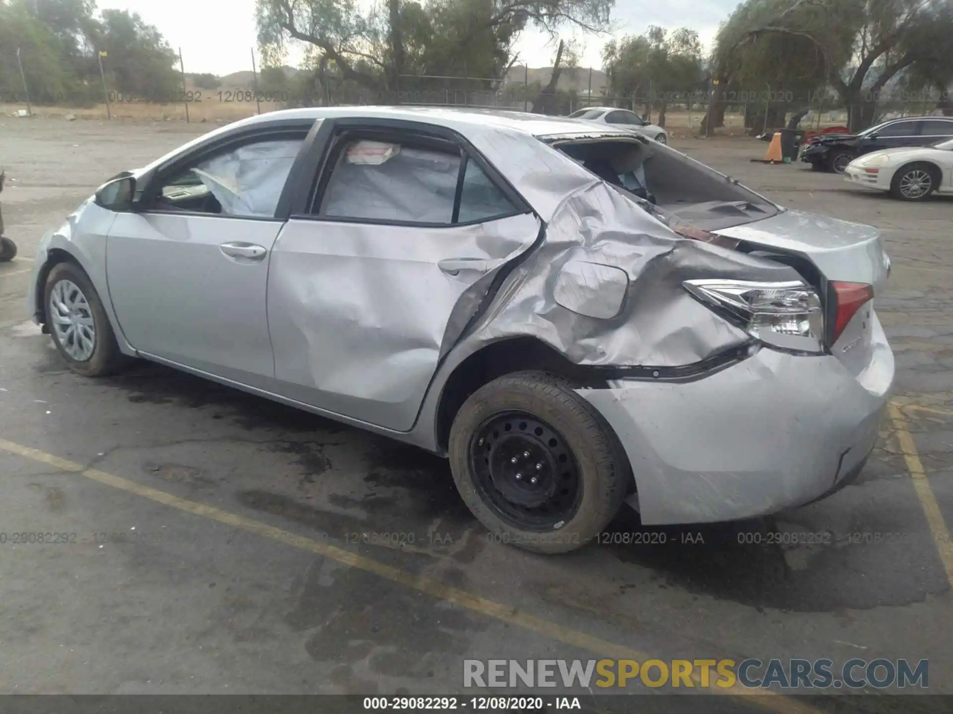 3 Photograph of a damaged car 2T1BURHE3KC232134 TOYOTA COROLLA 2019