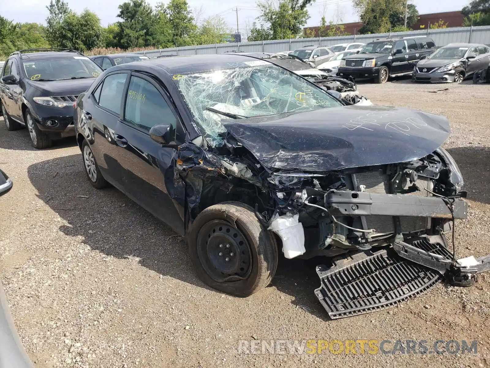 1 Photograph of a damaged car 2T1BURHE3KC232408 TOYOTA COROLLA 2019