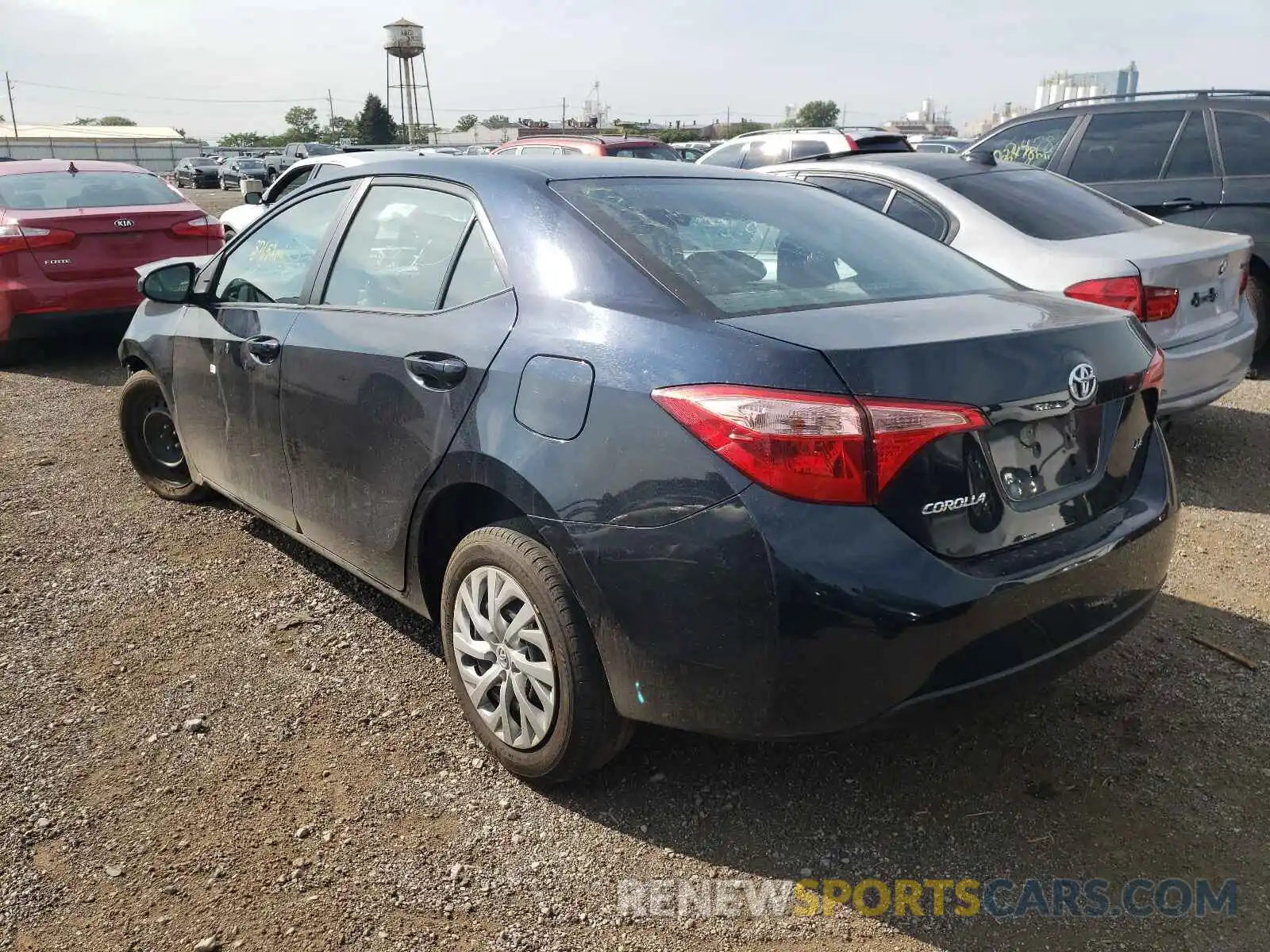 3 Photograph of a damaged car 2T1BURHE3KC232408 TOYOTA COROLLA 2019