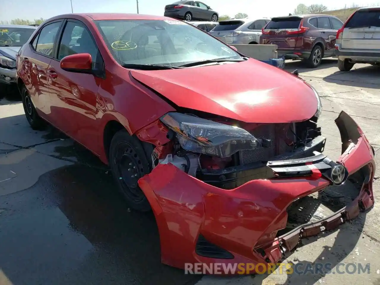 1 Photograph of a damaged car 2T1BURHE3KC232425 TOYOTA COROLLA 2019