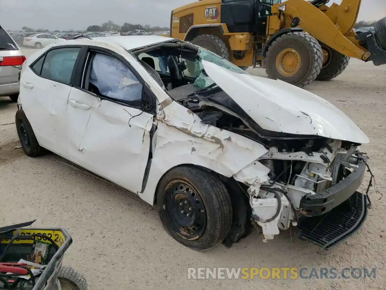 1 Photograph of a damaged car 2T1BURHE3KC232506 TOYOTA COROLLA 2019