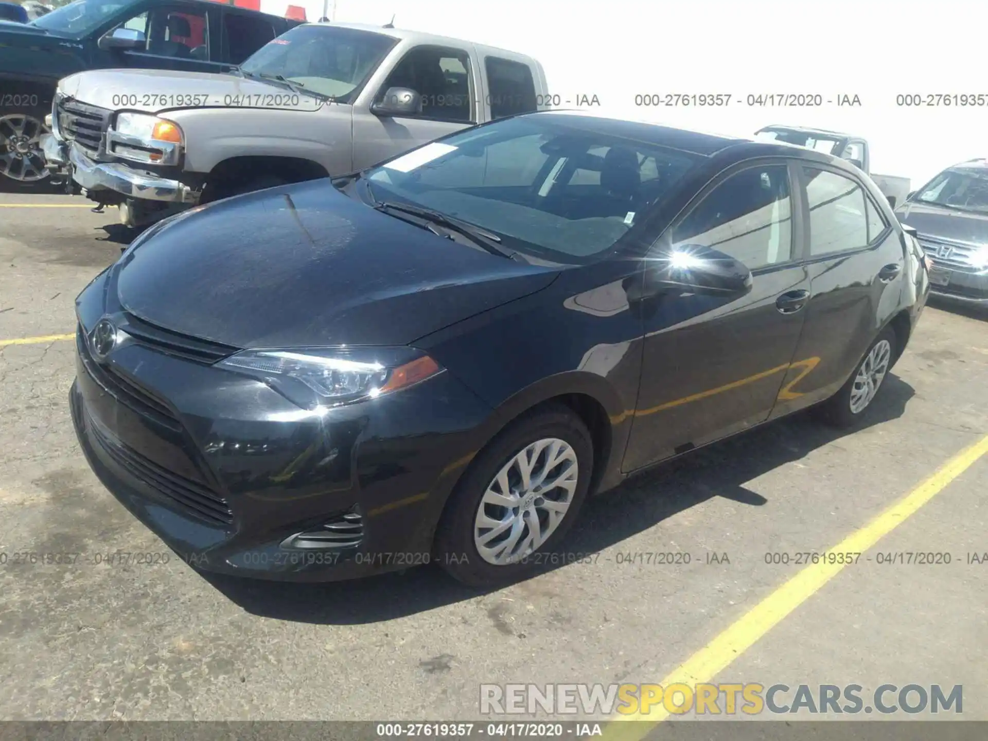 2 Photograph of a damaged car 2T1BURHE3KC232568 TOYOTA COROLLA 2019