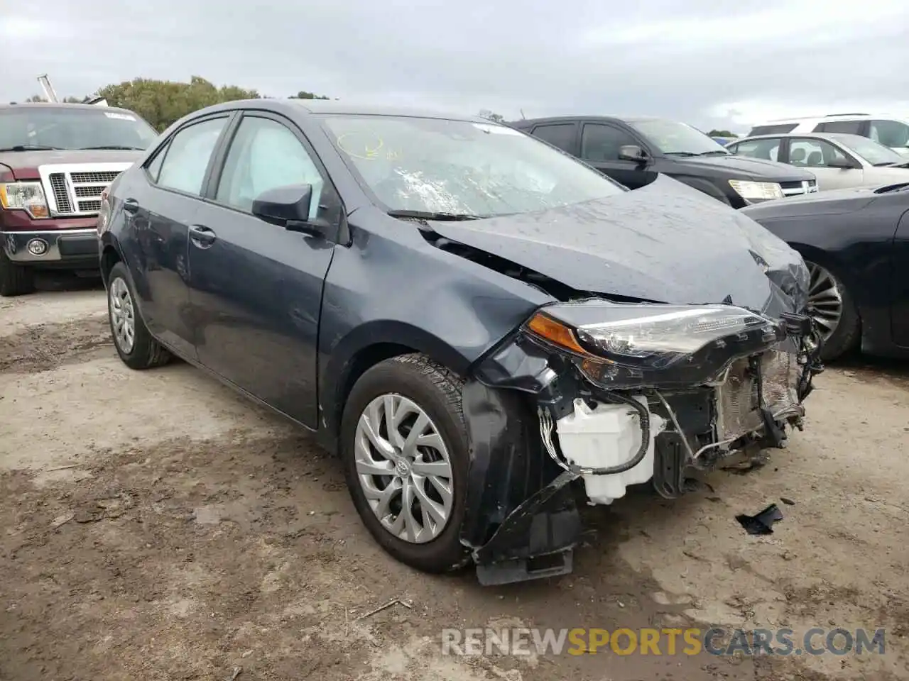 1 Photograph of a damaged car 2T1BURHE3KC232862 TOYOTA COROLLA 2019