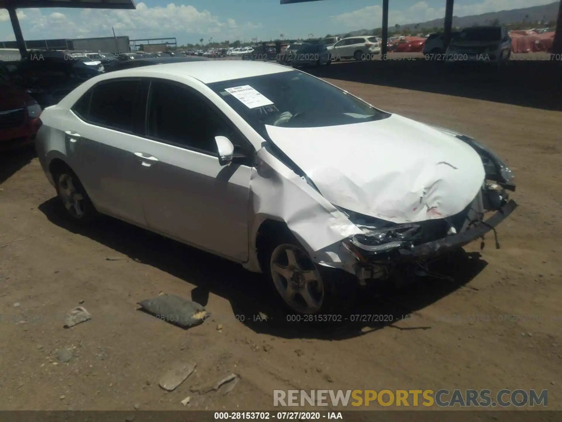 1 Photograph of a damaged car 2T1BURHE3KC233249 TOYOTA COROLLA 2019