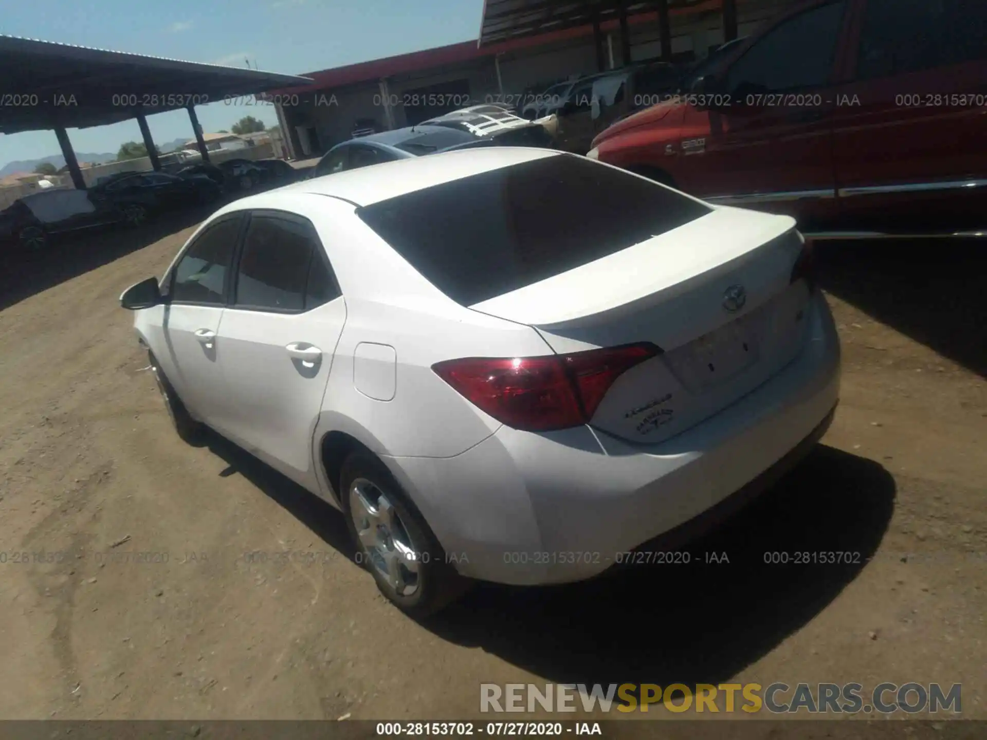 3 Photograph of a damaged car 2T1BURHE3KC233249 TOYOTA COROLLA 2019