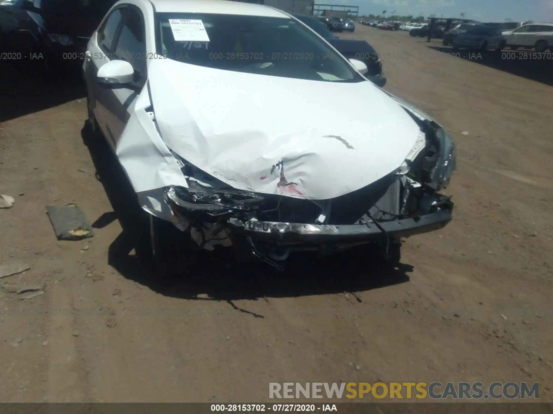 6 Photograph of a damaged car 2T1BURHE3KC233249 TOYOTA COROLLA 2019