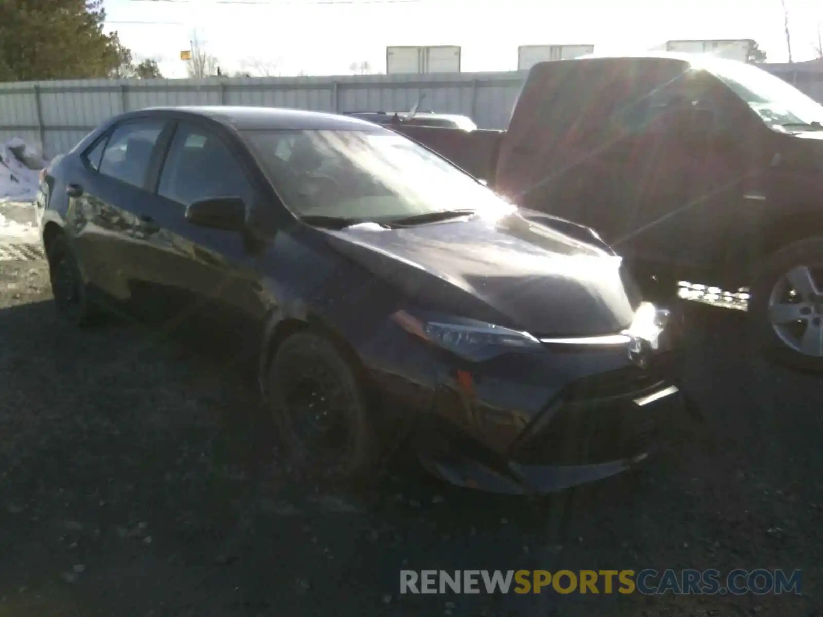 1 Photograph of a damaged car 2T1BURHE3KC233347 TOYOTA COROLLA 2019