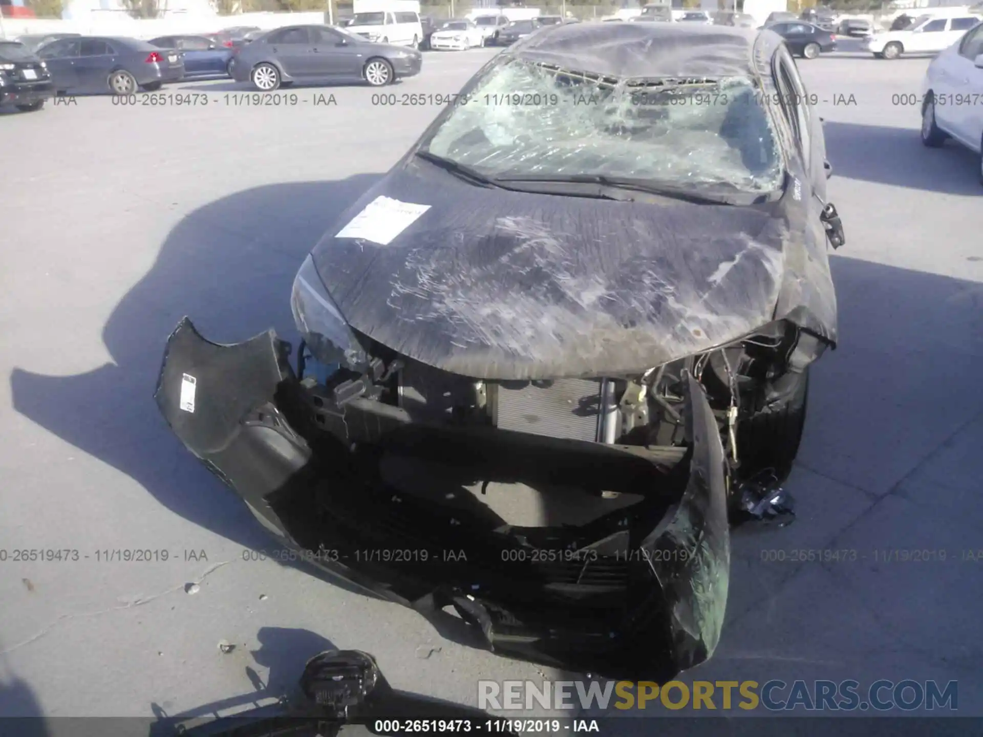 6 Photograph of a damaged car 2T1BURHE3KC233428 TOYOTA COROLLA 2019