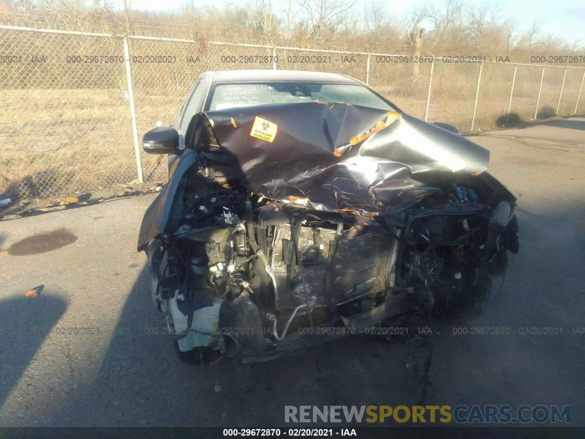 6 Photograph of a damaged car 2T1BURHE3KC234224 TOYOTA COROLLA 2019