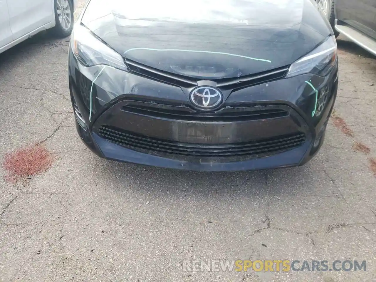 9 Photograph of a damaged car 2T1BURHE3KC234613 TOYOTA COROLLA 2019