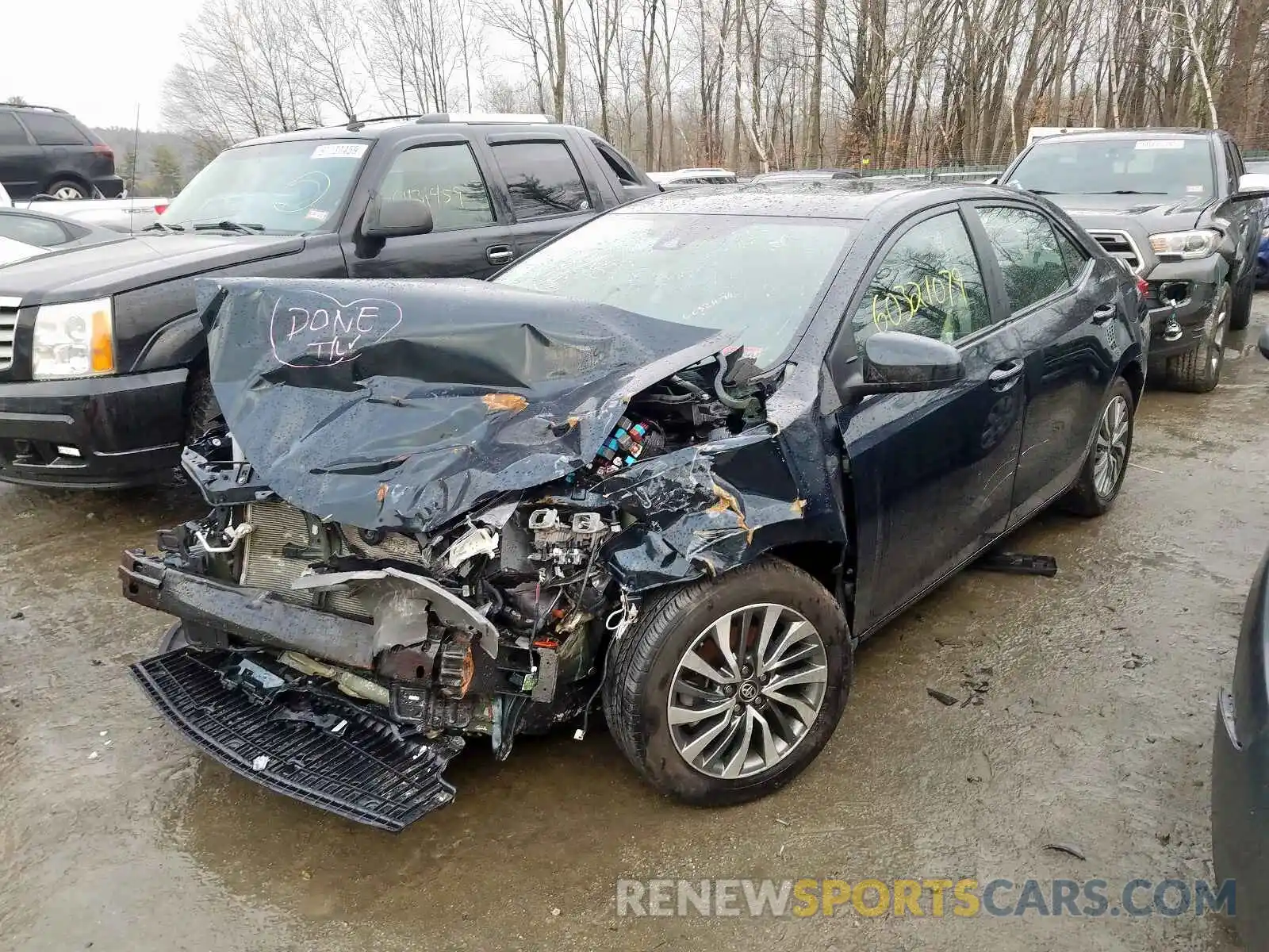 2 Photograph of a damaged car 2T1BURHE3KC234997 TOYOTA COROLLA 2019