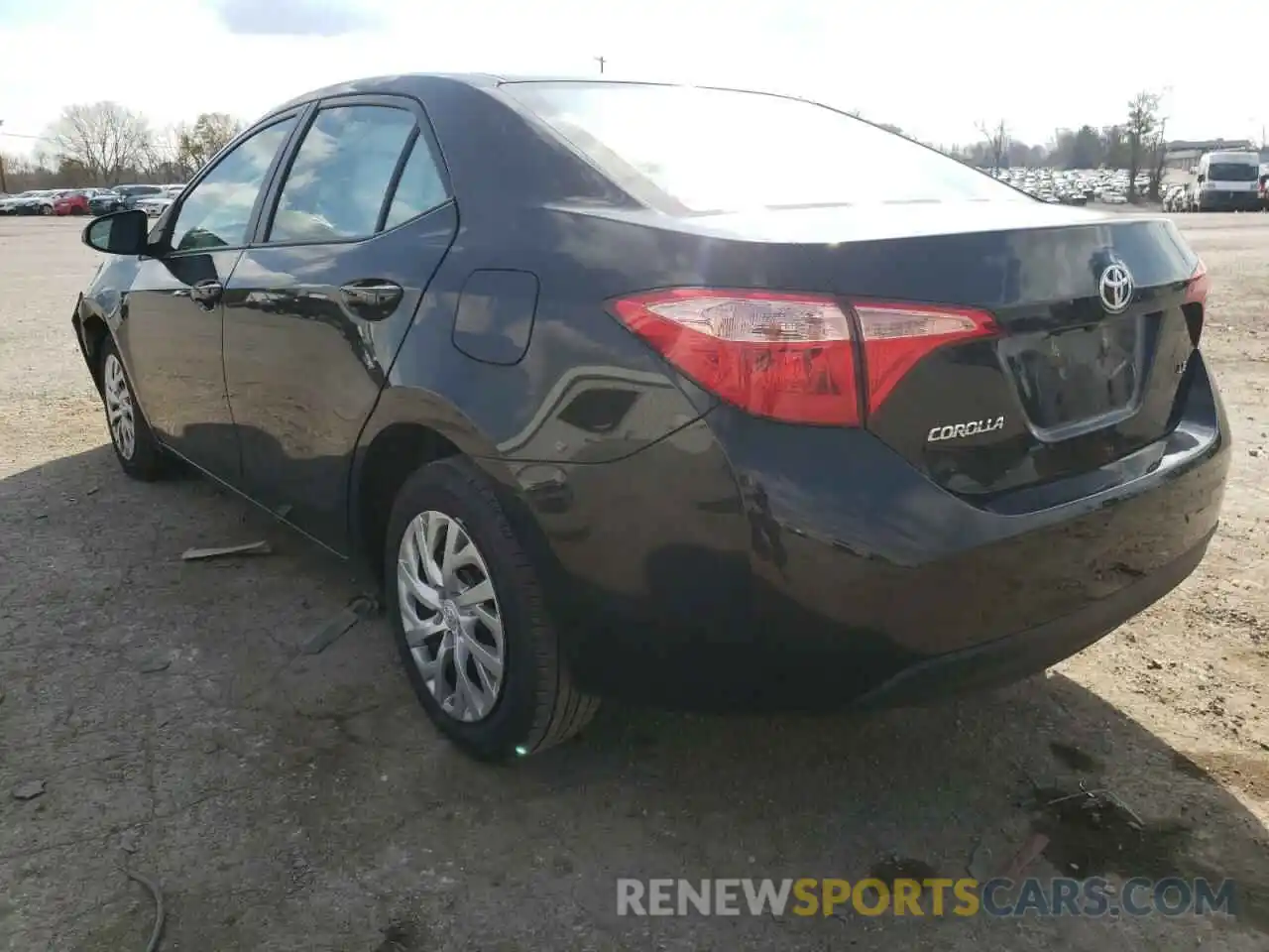 3 Photograph of a damaged car 2T1BURHE3KC235079 TOYOTA COROLLA 2019