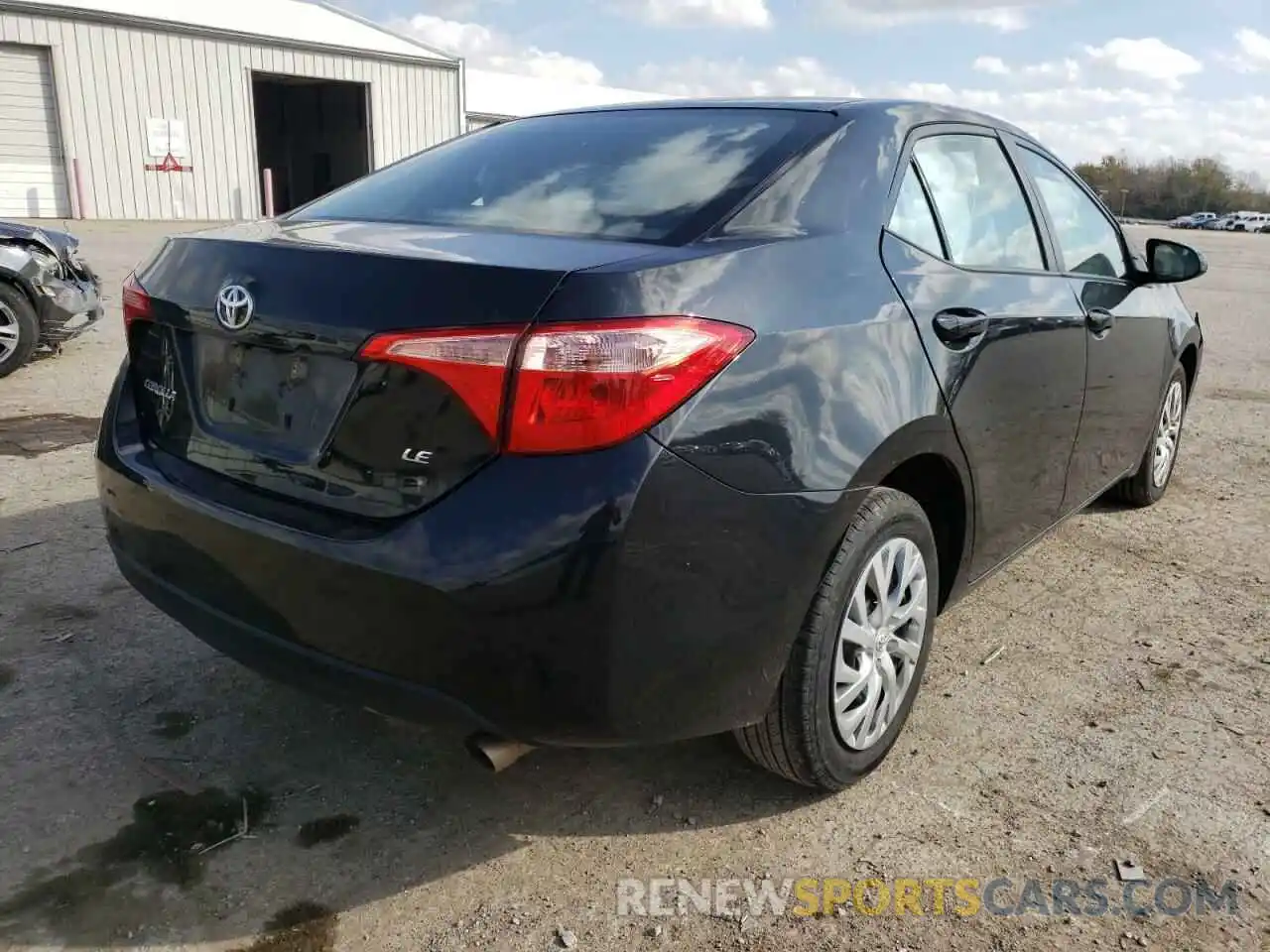 4 Photograph of a damaged car 2T1BURHE3KC235079 TOYOTA COROLLA 2019