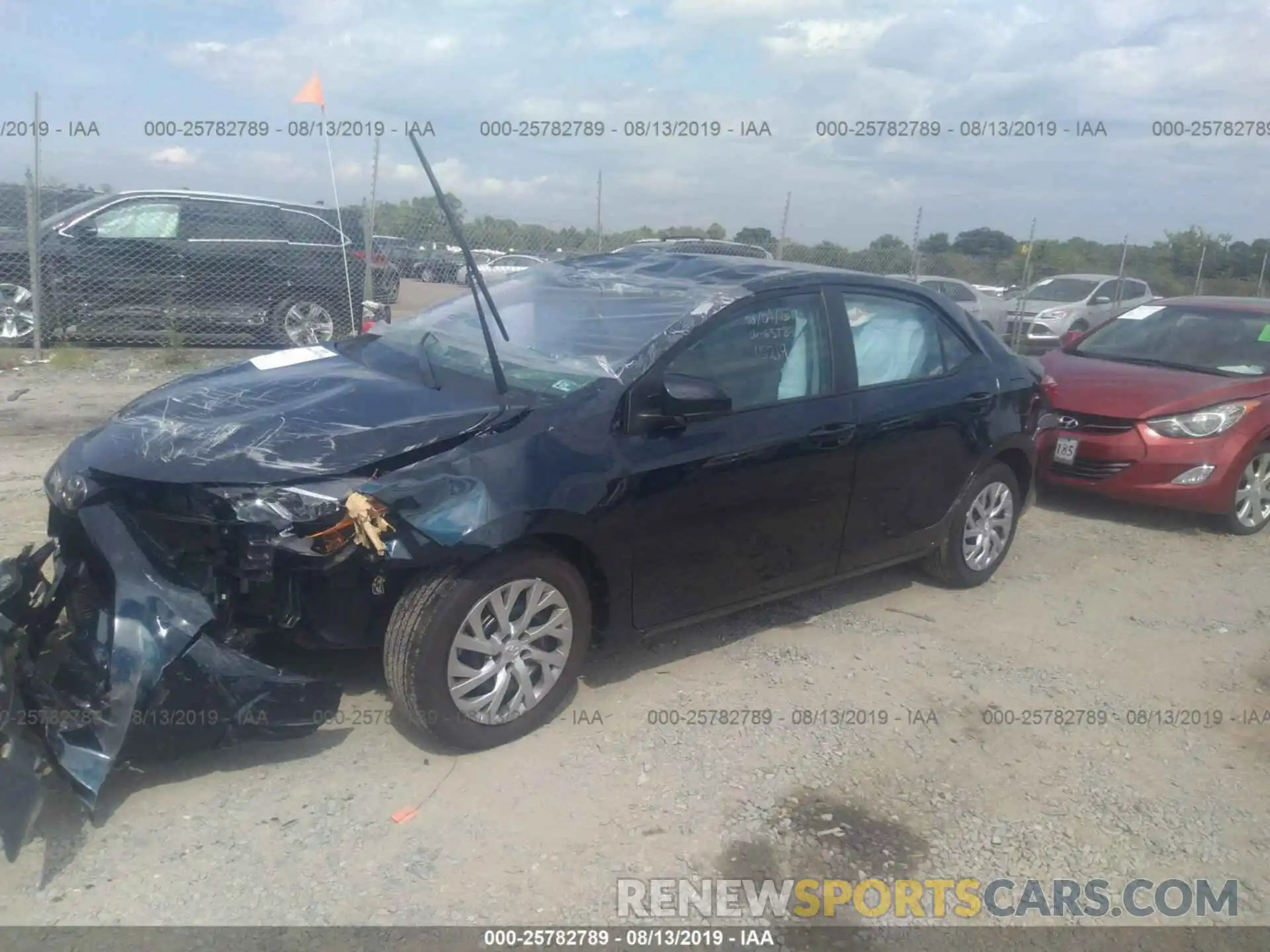 2 Photograph of a damaged car 2T1BURHE3KC235129 TOYOTA COROLLA 2019