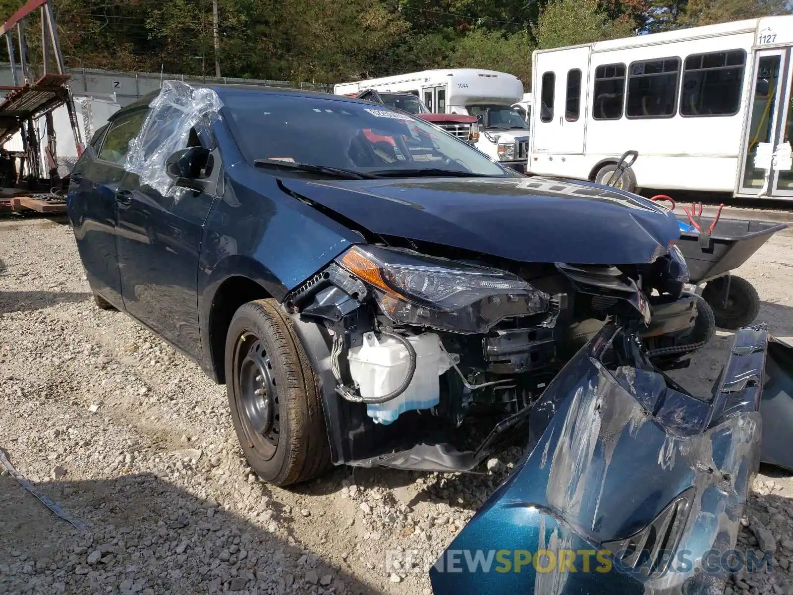 1 Photograph of a damaged car 2T1BURHE3KC235163 TOYOTA COROLLA 2019