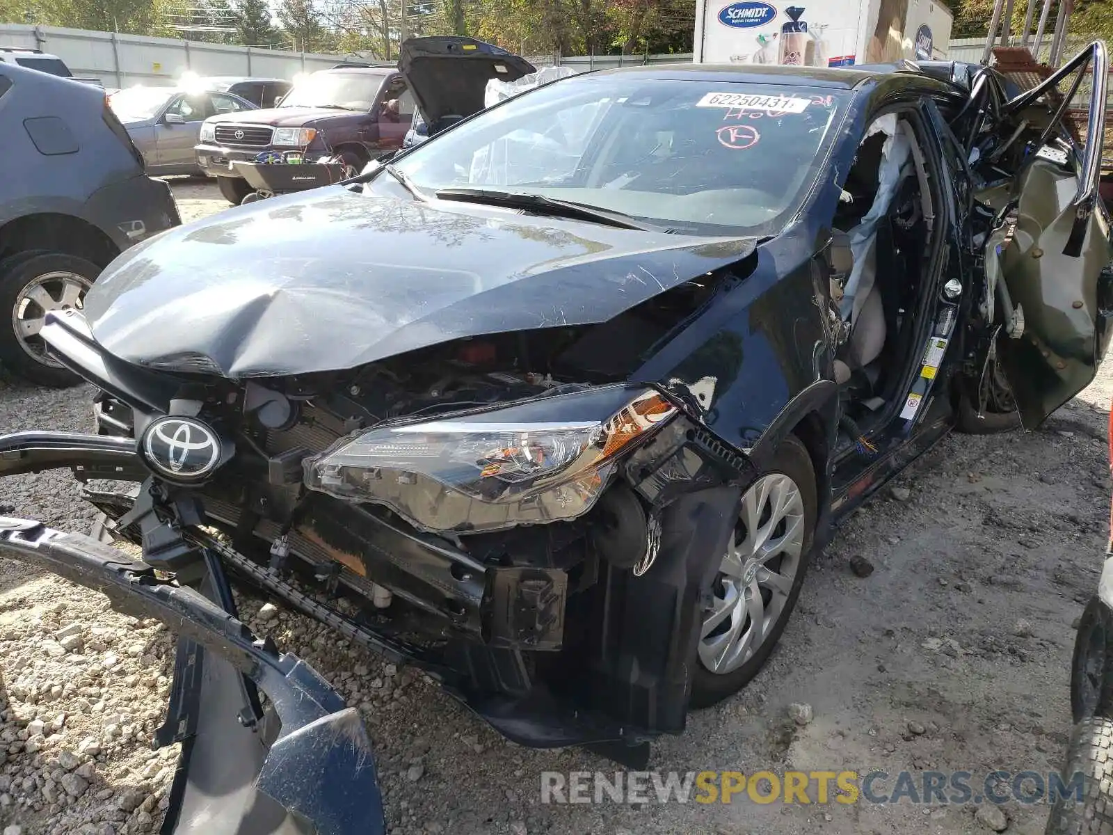 2 Photograph of a damaged car 2T1BURHE3KC235163 TOYOTA COROLLA 2019