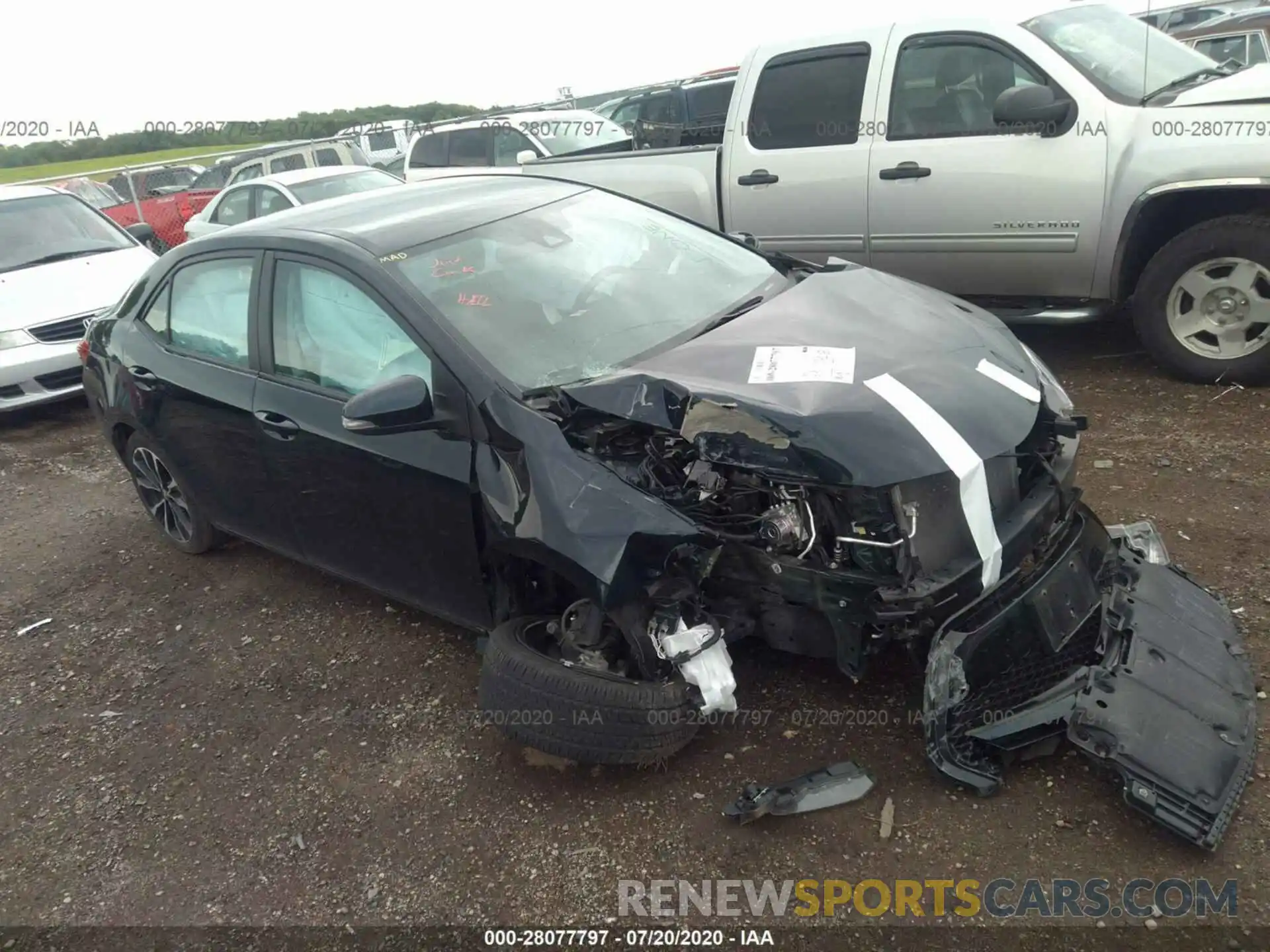 1 Photograph of a damaged car 2T1BURHE3KC235373 TOYOTA COROLLA 2019