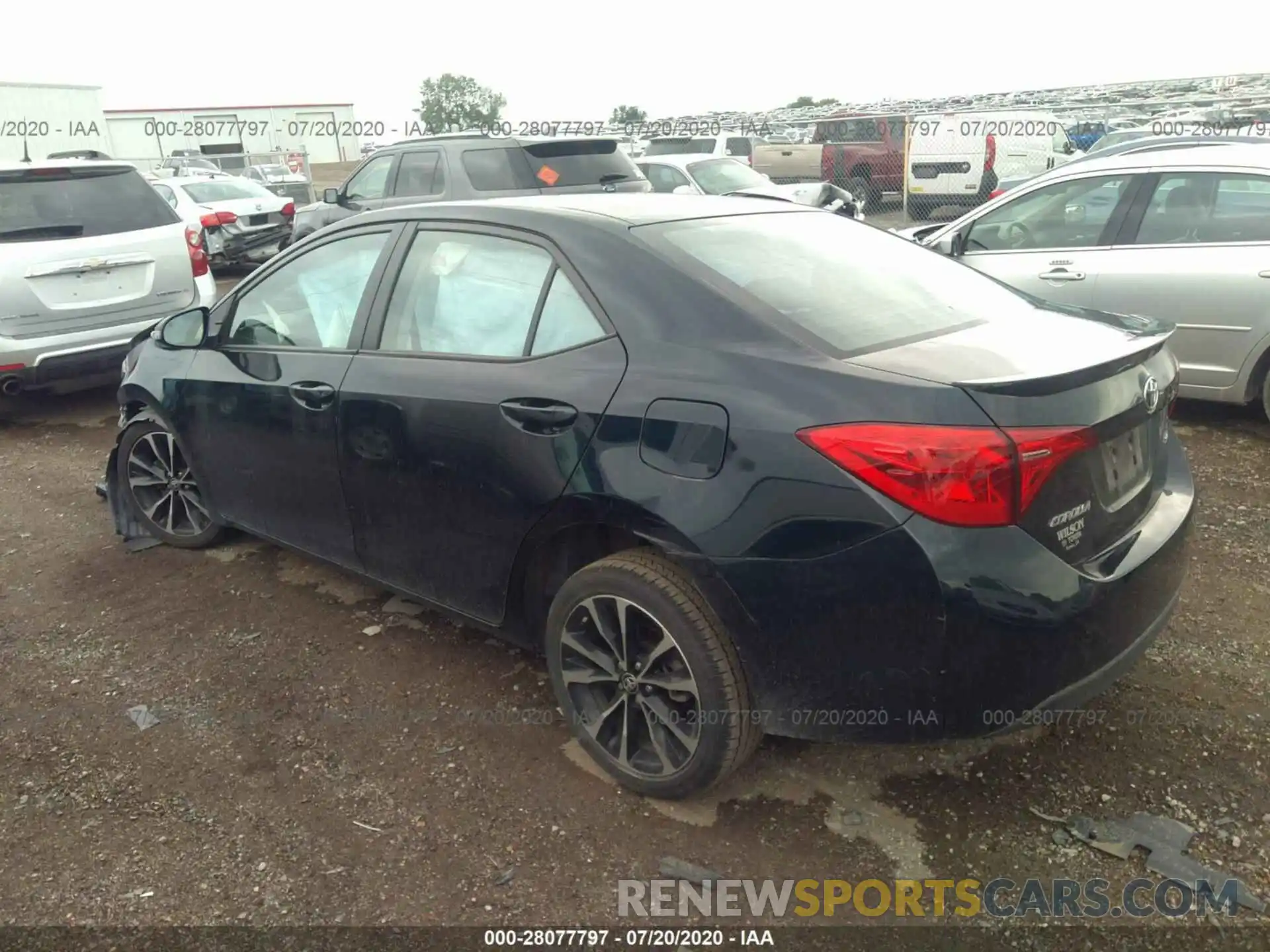 3 Photograph of a damaged car 2T1BURHE3KC235373 TOYOTA COROLLA 2019