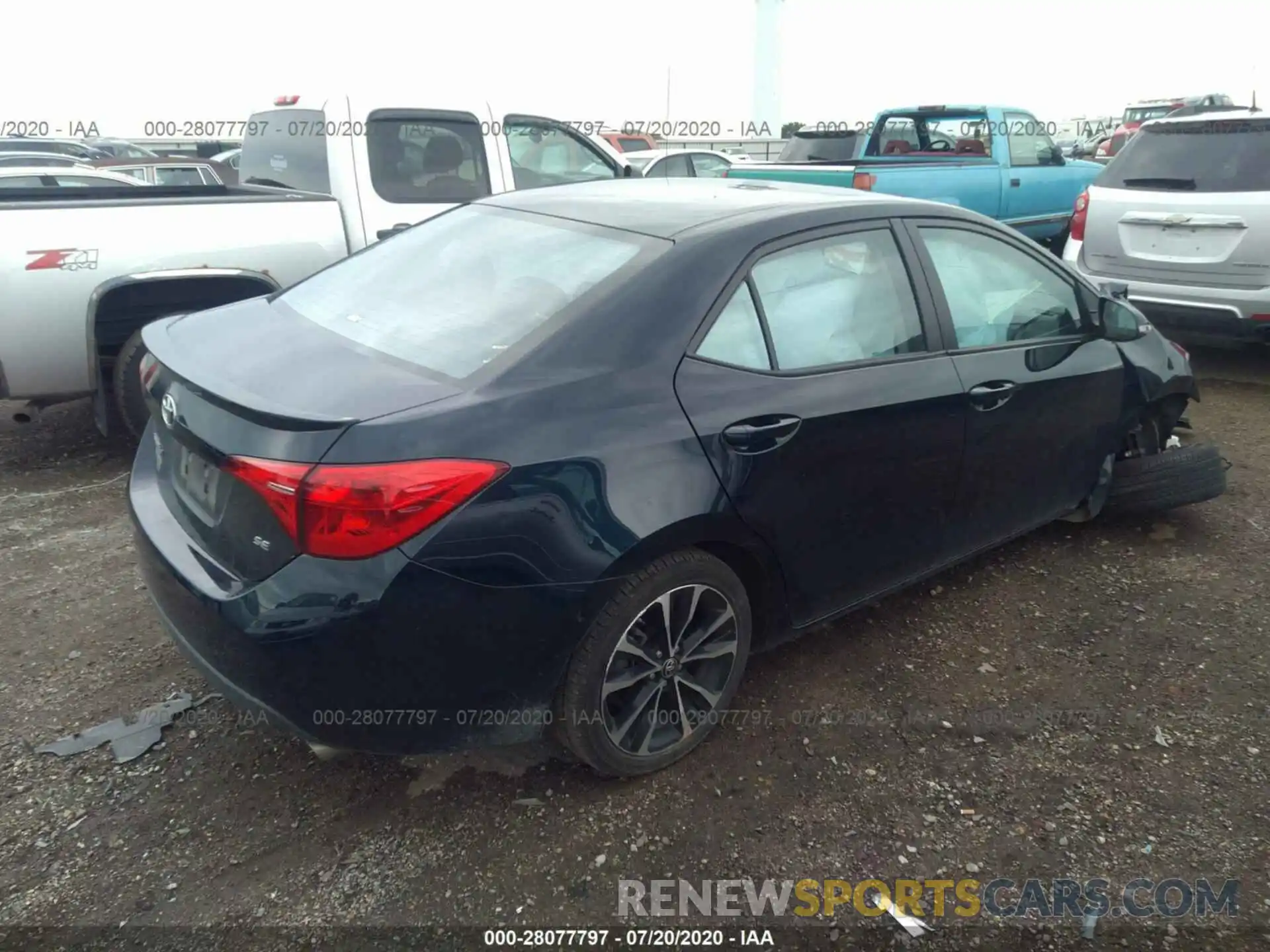 4 Фотография поврежденного автомобиля 2T1BURHE3KC235373 TOYOTA COROLLA 2019