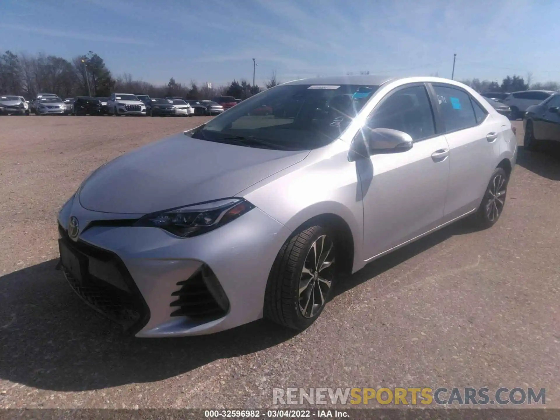 2 Photograph of a damaged car 2T1BURHE3KC235387 TOYOTA COROLLA 2019