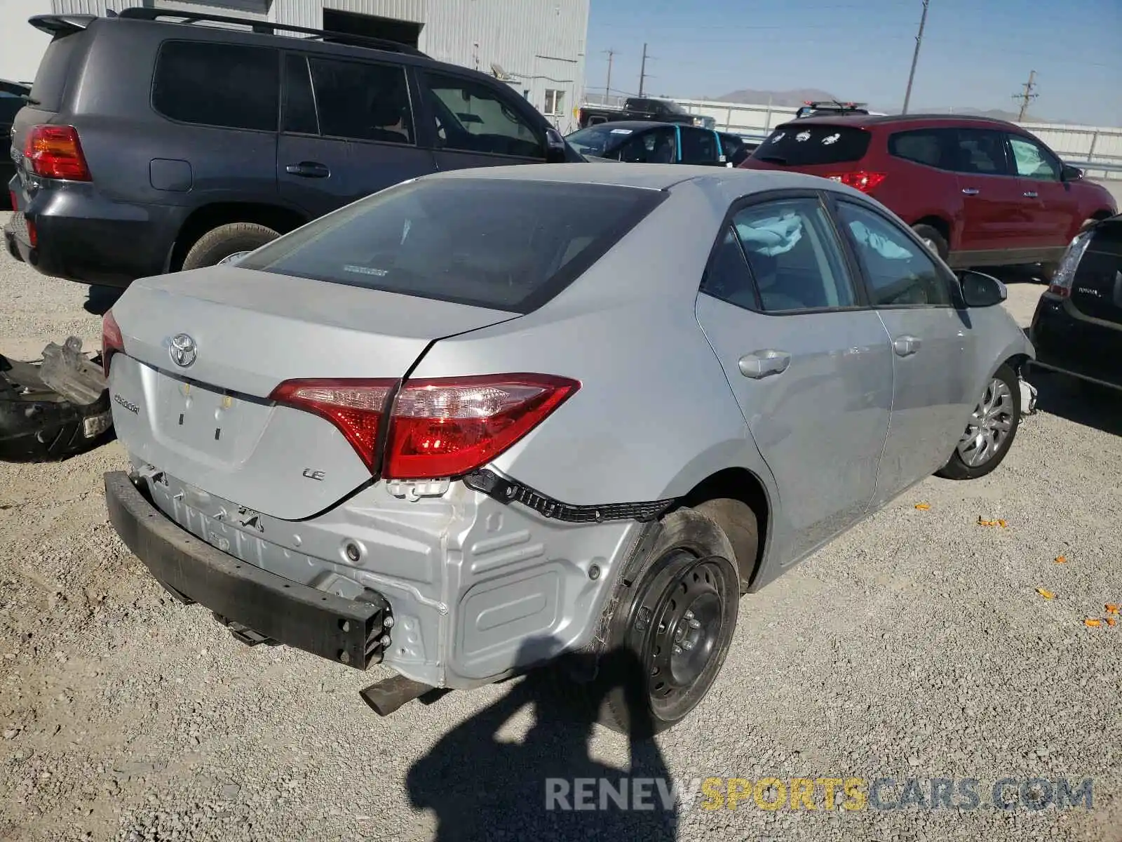 4 Photograph of a damaged car 2T1BURHE3KC235471 TOYOTA COROLLA 2019