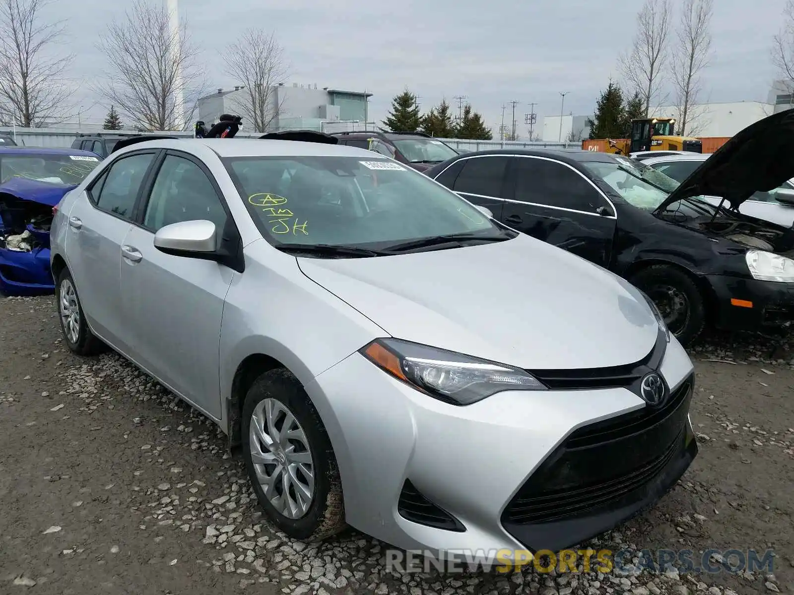 1 Photograph of a damaged car 2T1BURHE3KC235633 TOYOTA COROLLA 2019