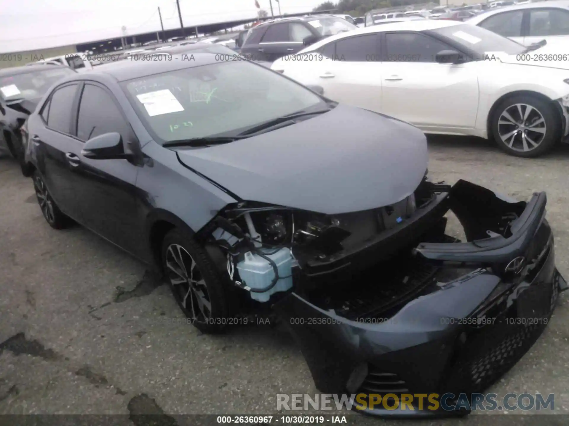 1 Photograph of a damaged car 2T1BURHE3KC235700 TOYOTA COROLLA 2019