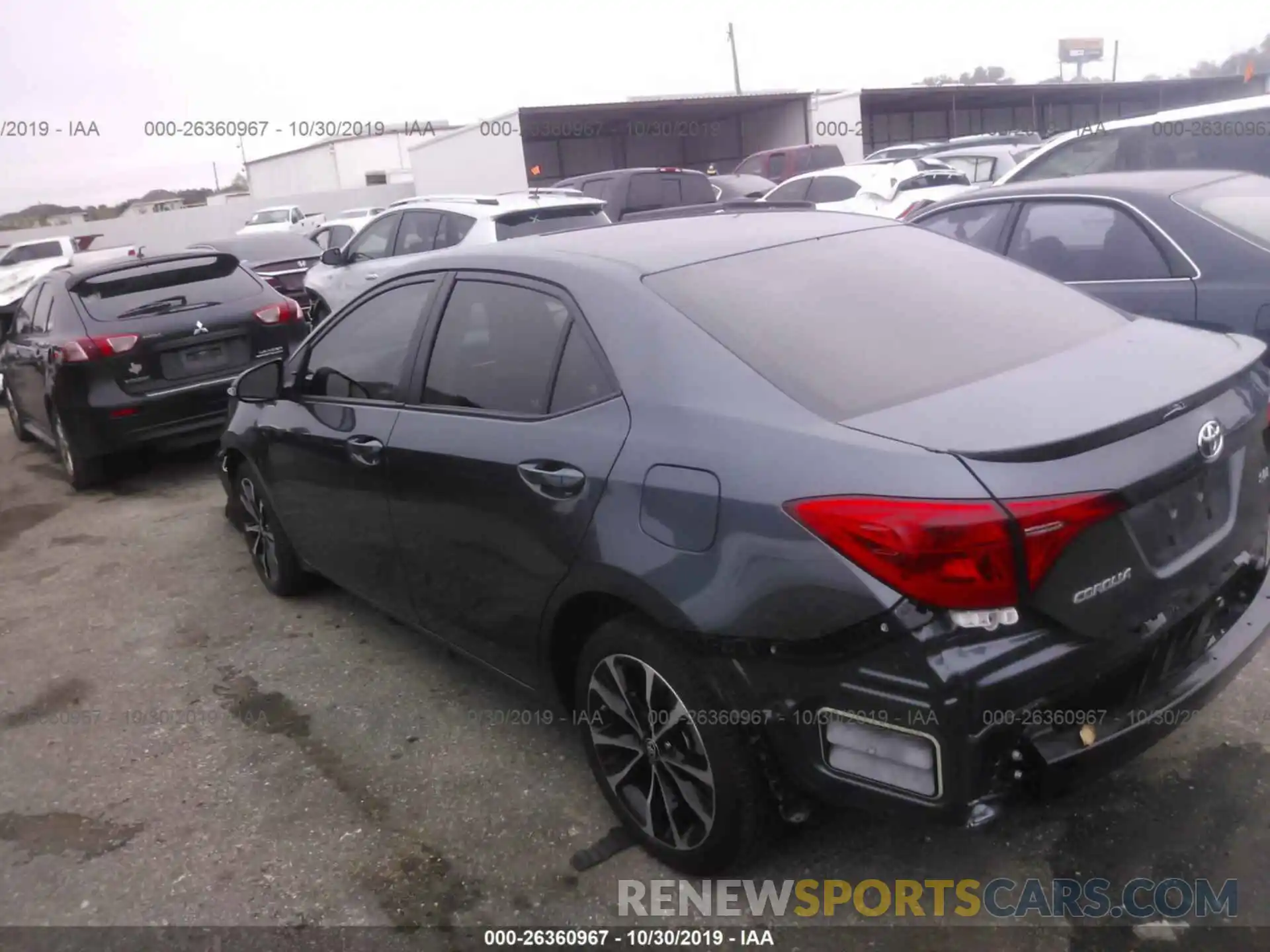 3 Photograph of a damaged car 2T1BURHE3KC235700 TOYOTA COROLLA 2019