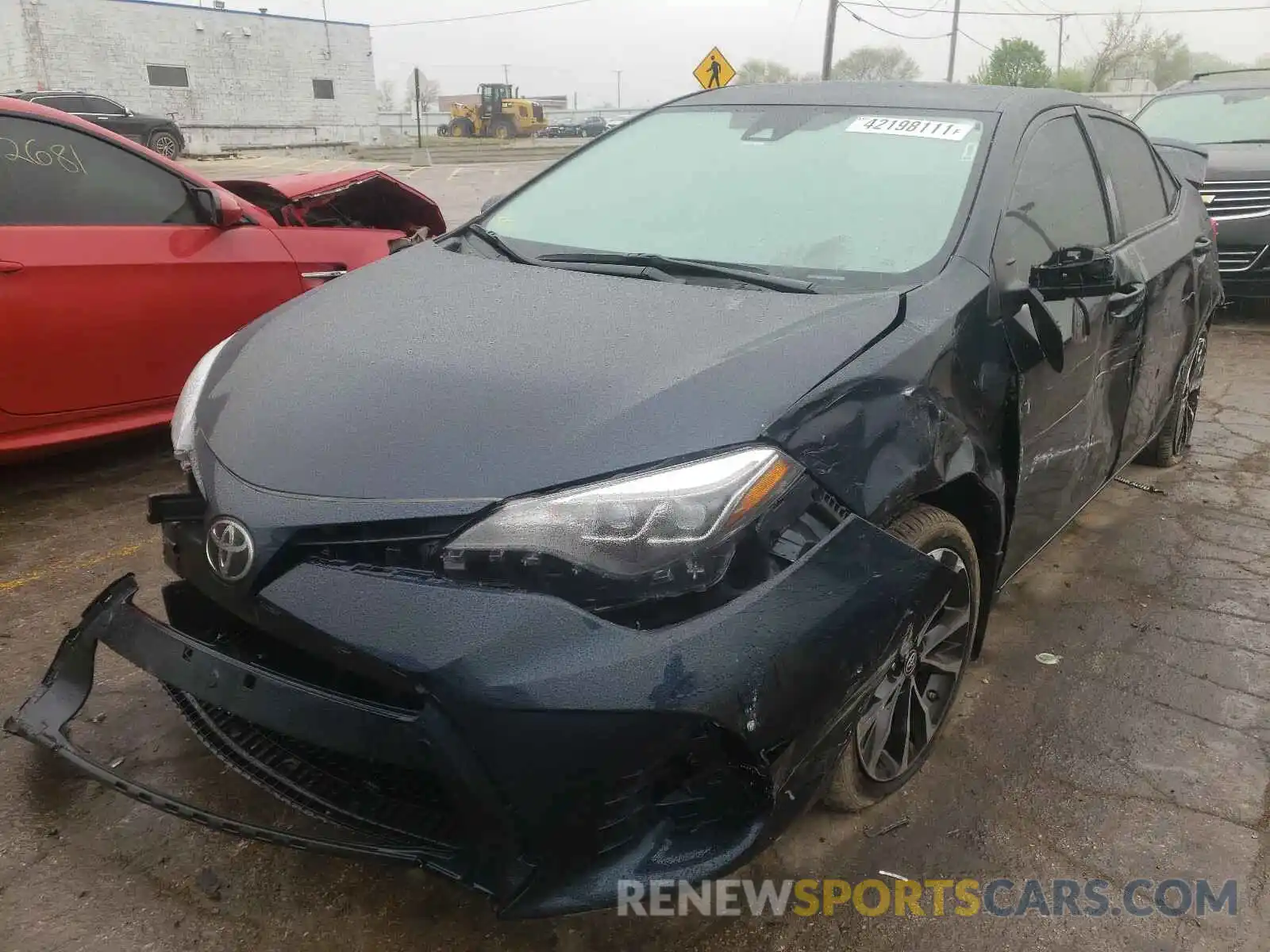 2 Photograph of a damaged car 2T1BURHE3KC235969 TOYOTA COROLLA 2019